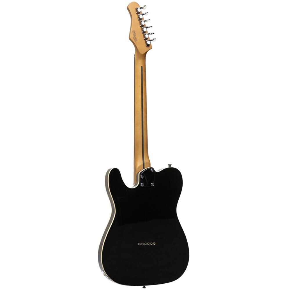 Stagg Standard Series T-Style Solid Body Electric Guitar Black SET-STD BLK