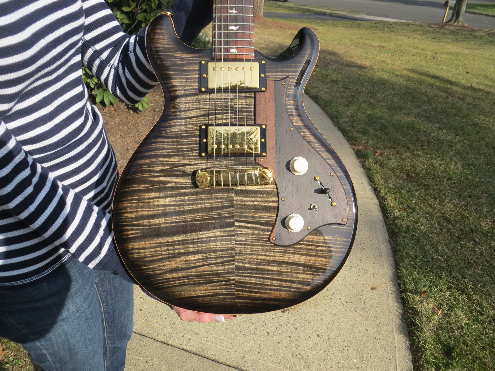 Prs Private Stock Rare Mira Charcoal Brazilian Fretboard Giant Brazil Pickguard