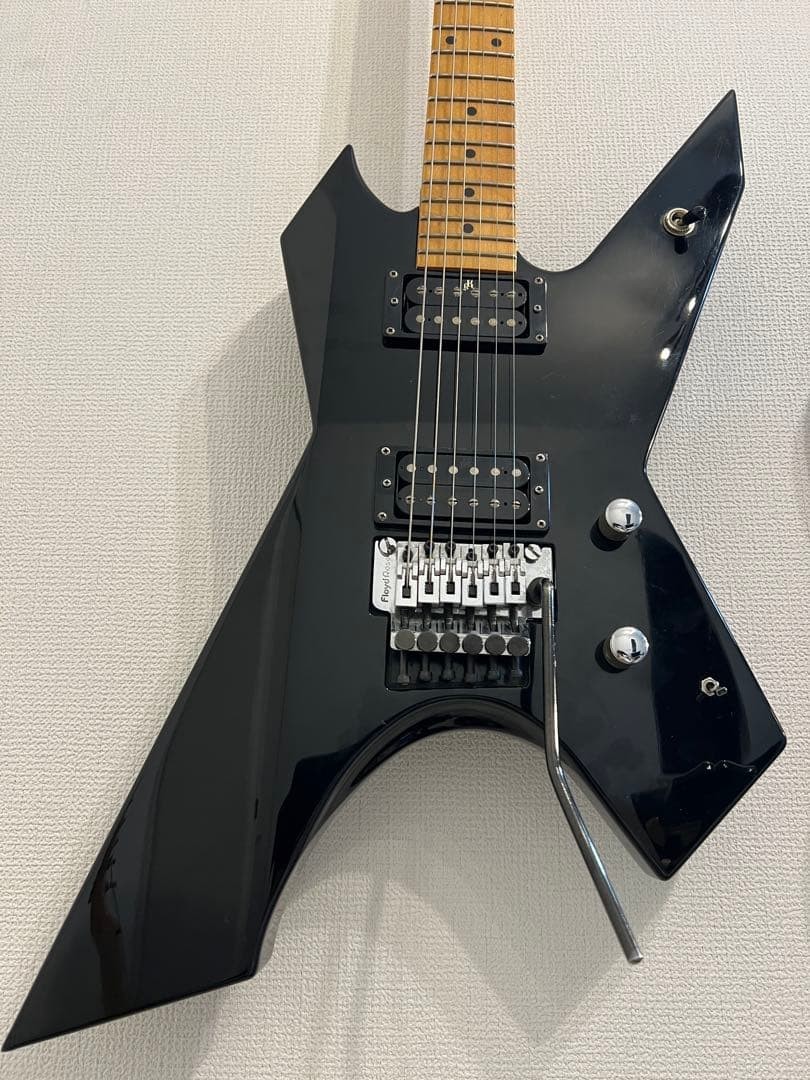 Electric Guitar Killer KG Stallion HH Floyd Rose Black MIJ Japan 1990s
