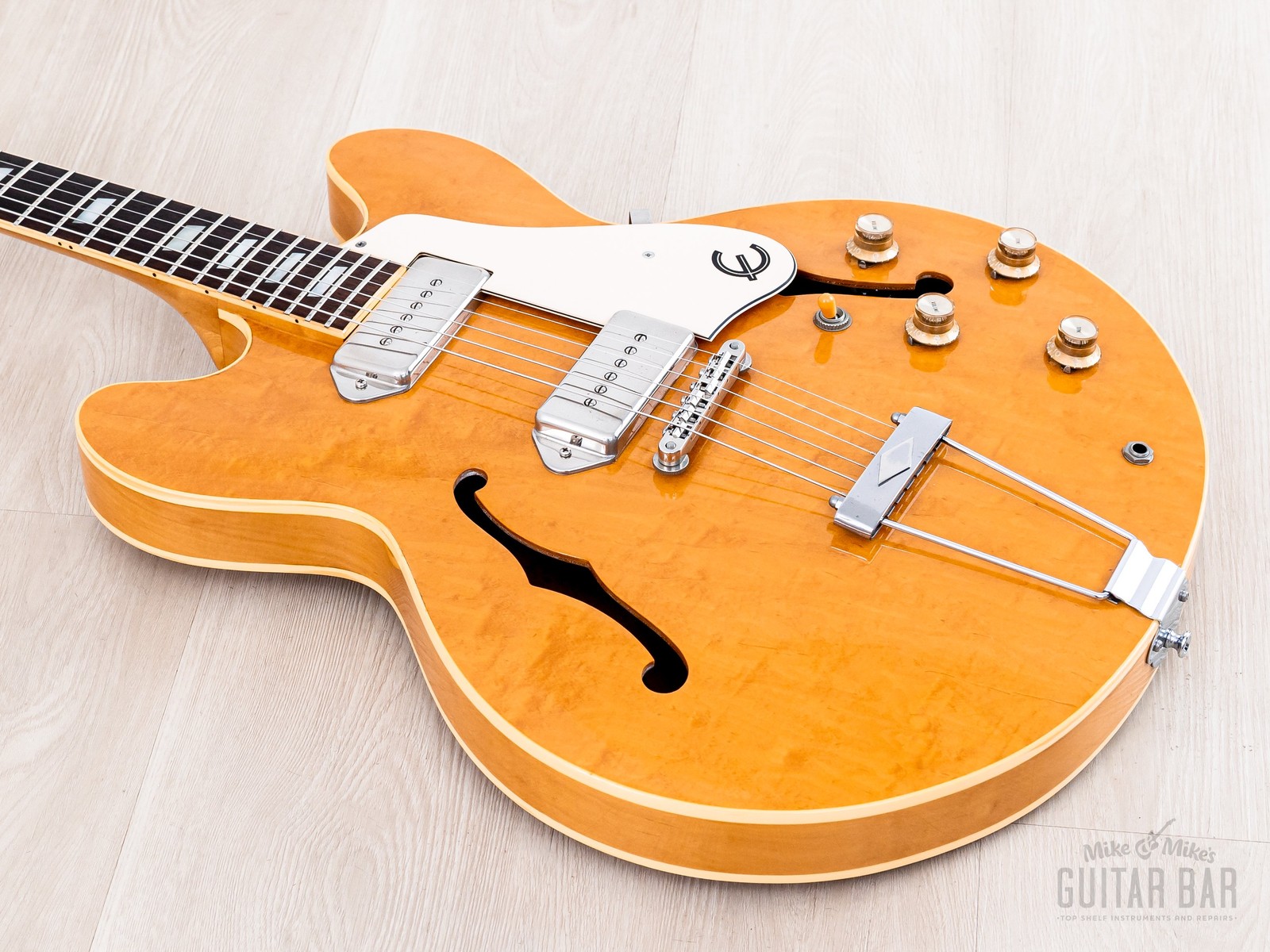 1990 Epiphone Casino Natural Near-Mint, Pre-Elitist Revolution, Japan Terada