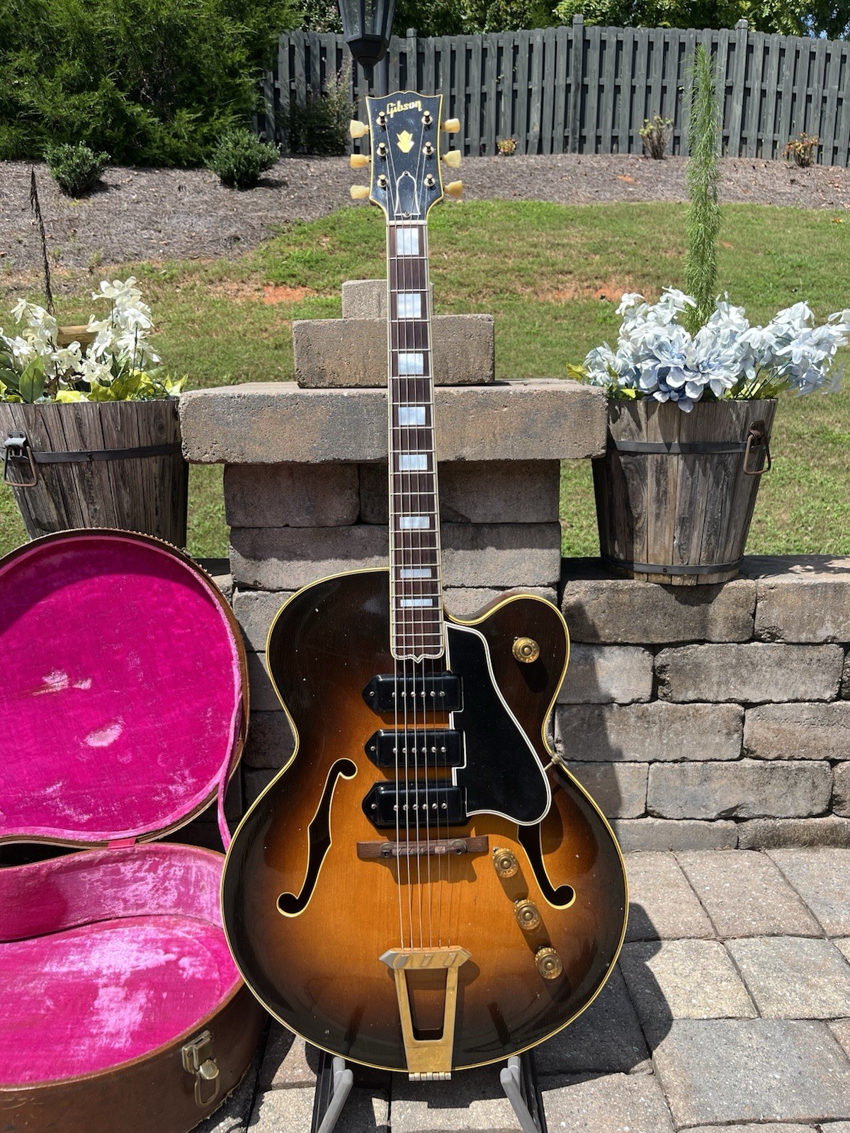 Vintage 1952 Gibson ES 5 Hollow Body Guitar