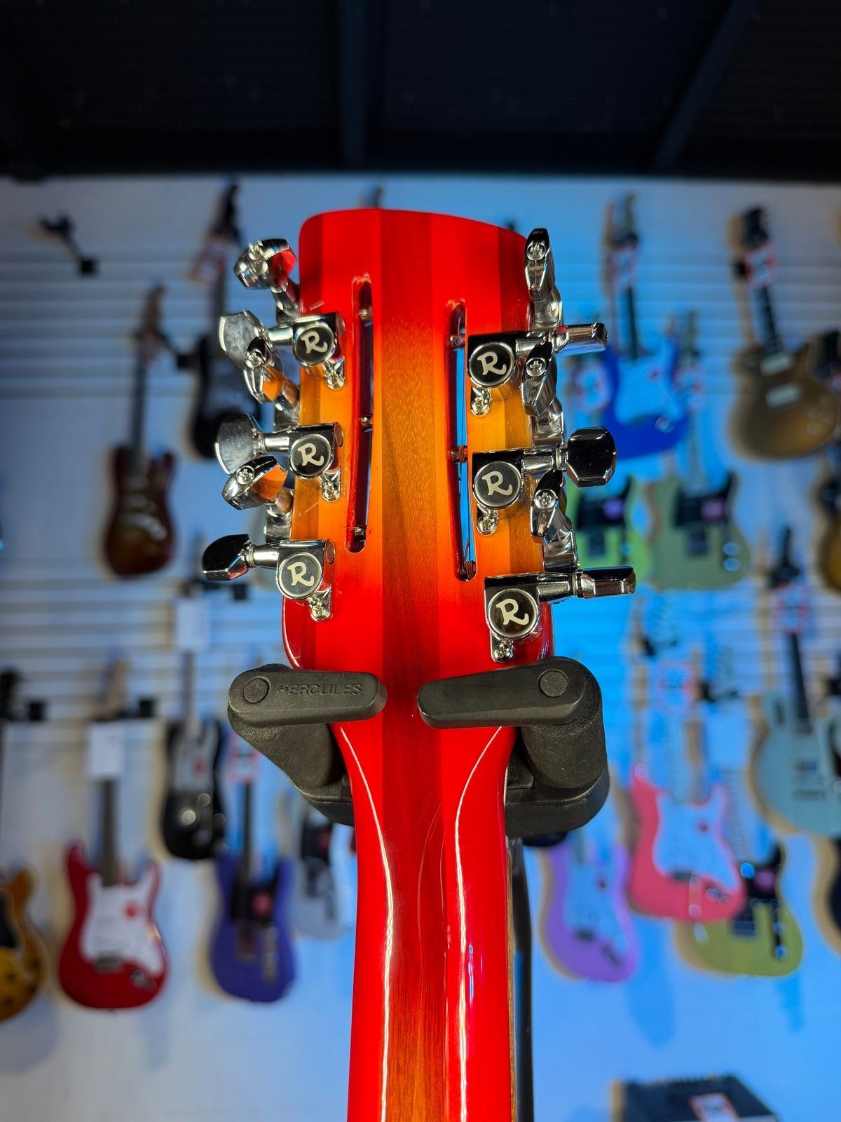 Rickenbacker 330/12 Fireglo Semi-Hollow Electric Guitar, with Ric Case, 706