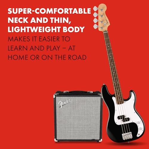Fender Squier Precision Bass Guitar Black