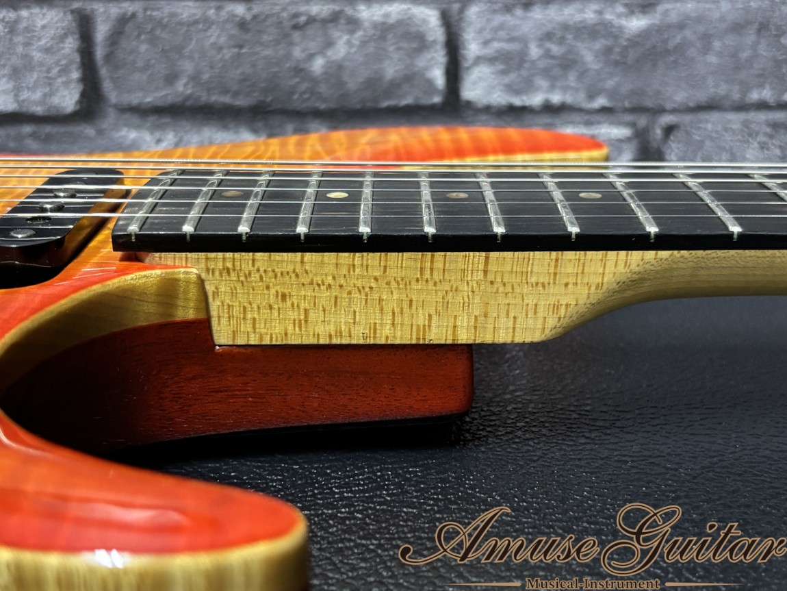 Zion The Classic Sunburst 1993 Electric Guitar Flame Maple Kahlers Trem Used