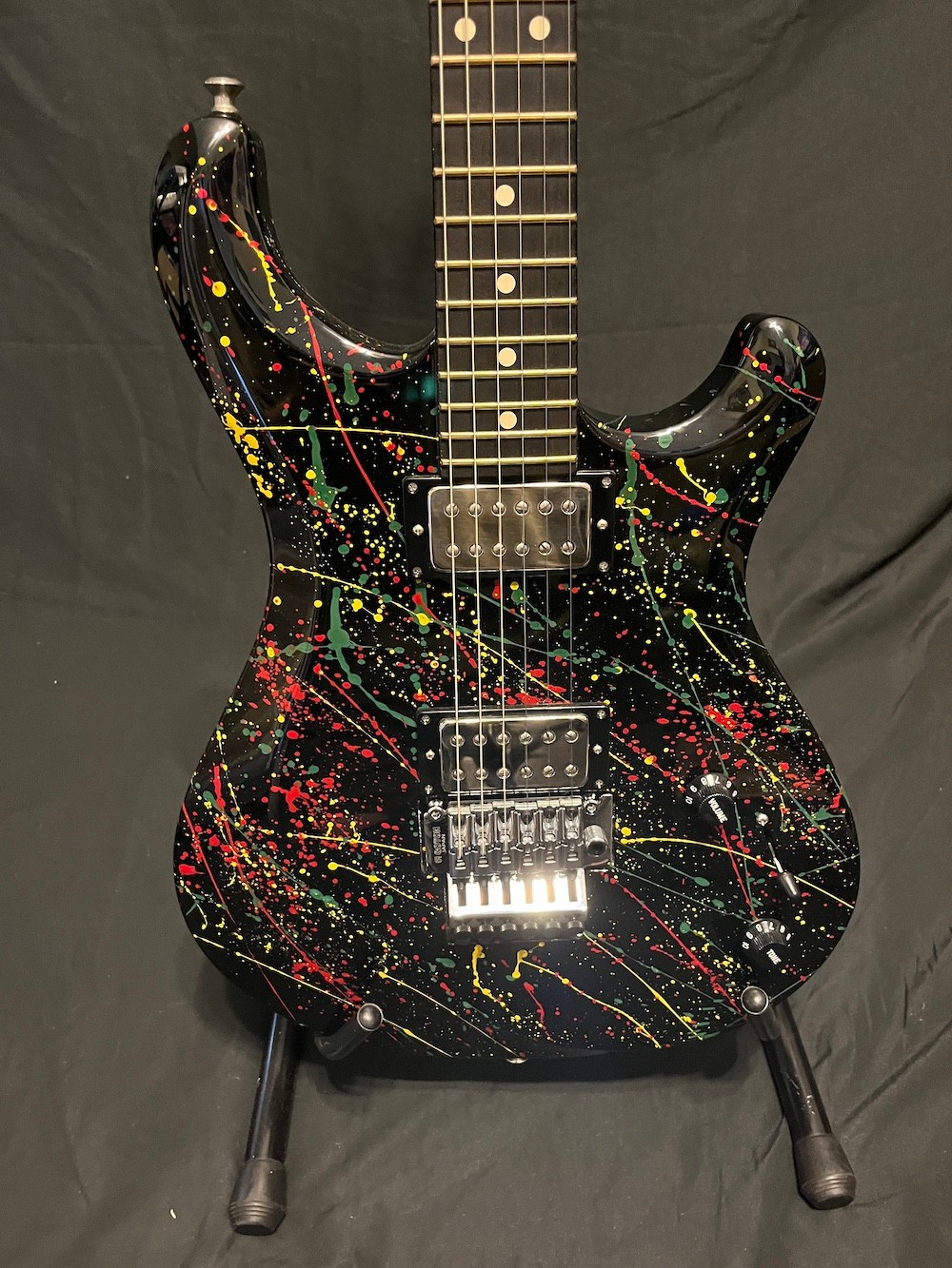 2023 Knaggs Severn XF Trembuck Black Splatter Guitar W/OHSC-MINT!