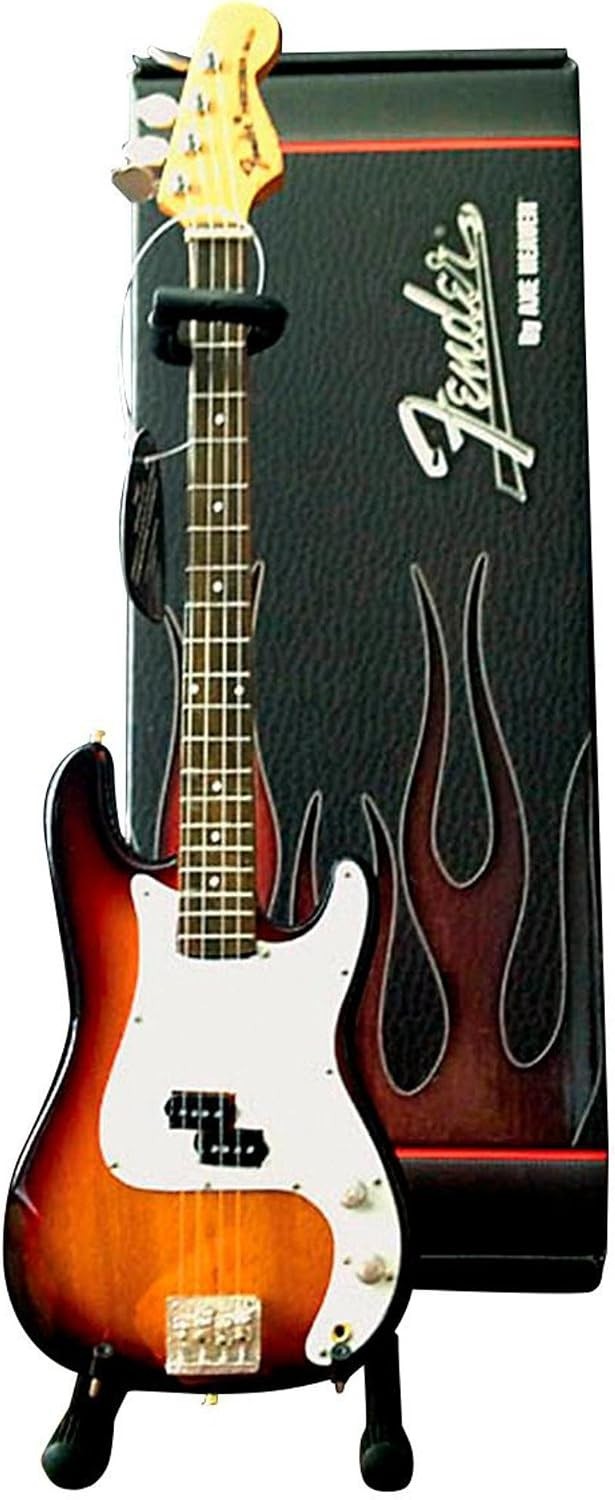 Fender Precision Bass Sunburst Mini Guitar Replica FP-001