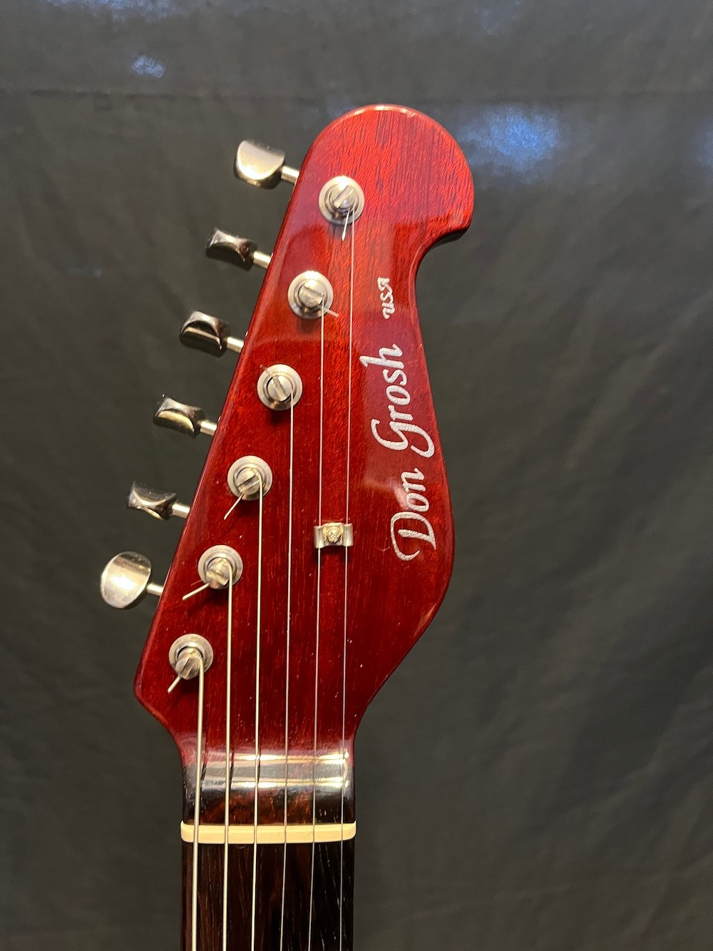 2008 Don Grosh Carve Top T Semi Hollow Guitar 5A Flame Top Braz Board W/OHSC