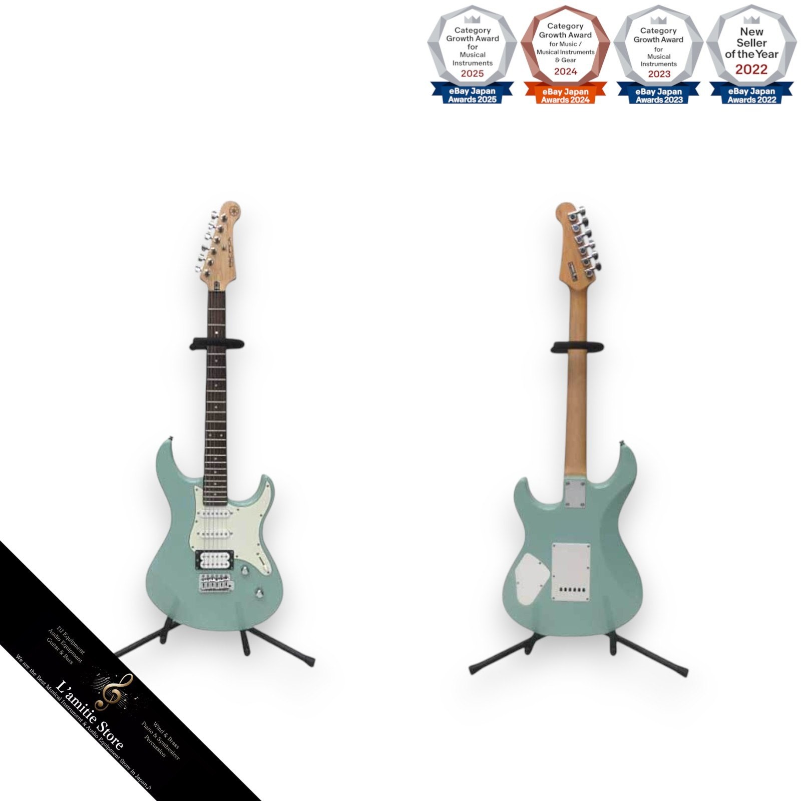 Yamaha Pacifica PAC112V Electric Guitar SOB 2019 Strato Style Excellent