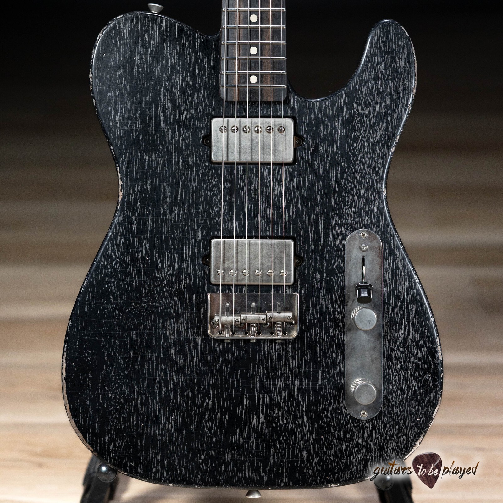 Xotic XTC-1 Custom Mahogany Humbucker T-Style w/ Ebony Fretboard – Dog Hair