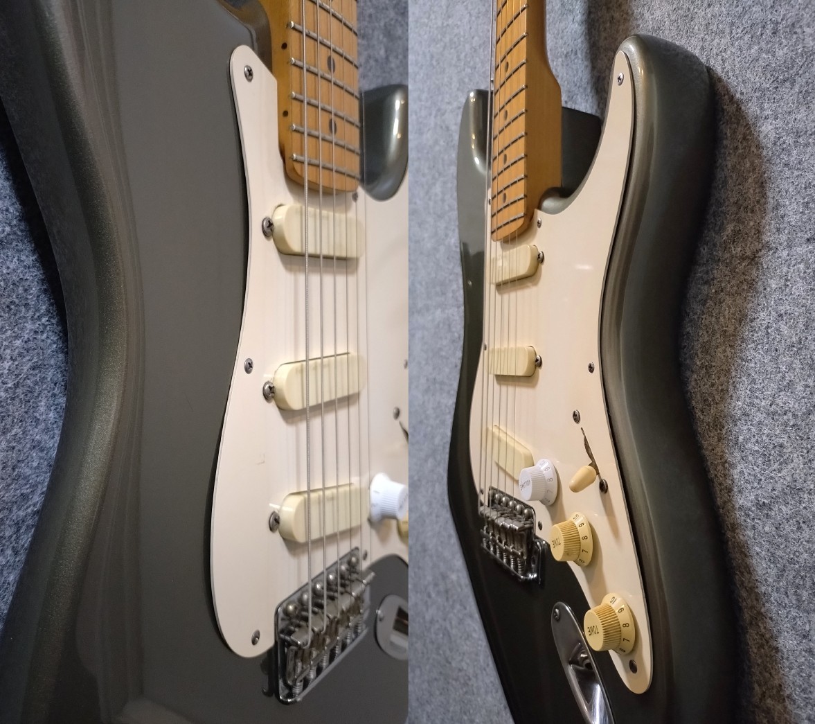 Fender USA Eric Clapton Stratocaster Pewter Electric Guitar #BE11796