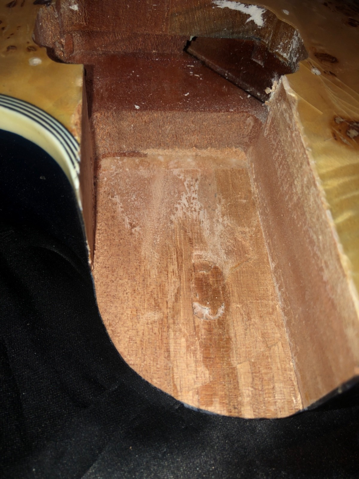 LP – Style-Type Electric Body / blue-fade – type finish