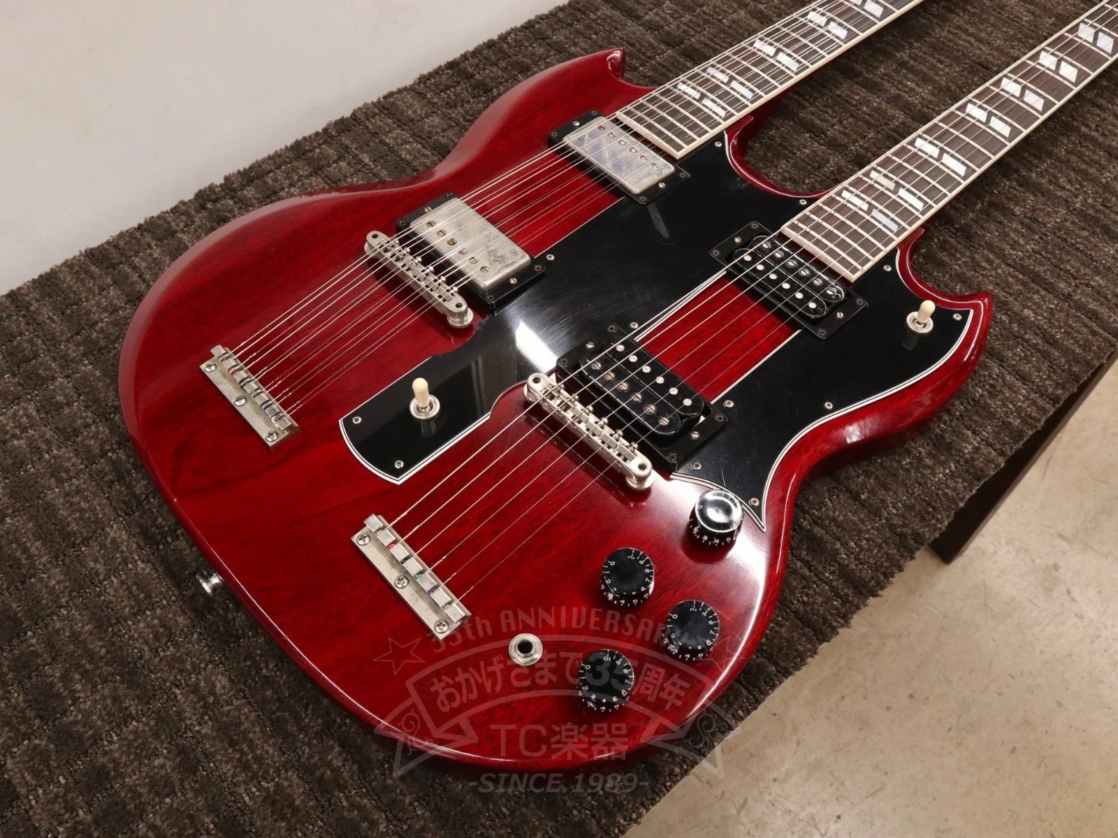 Gibson Custom Shop 2016 Japan Limited Run Mid 60s EDS-1275 Cherry w/Hard case