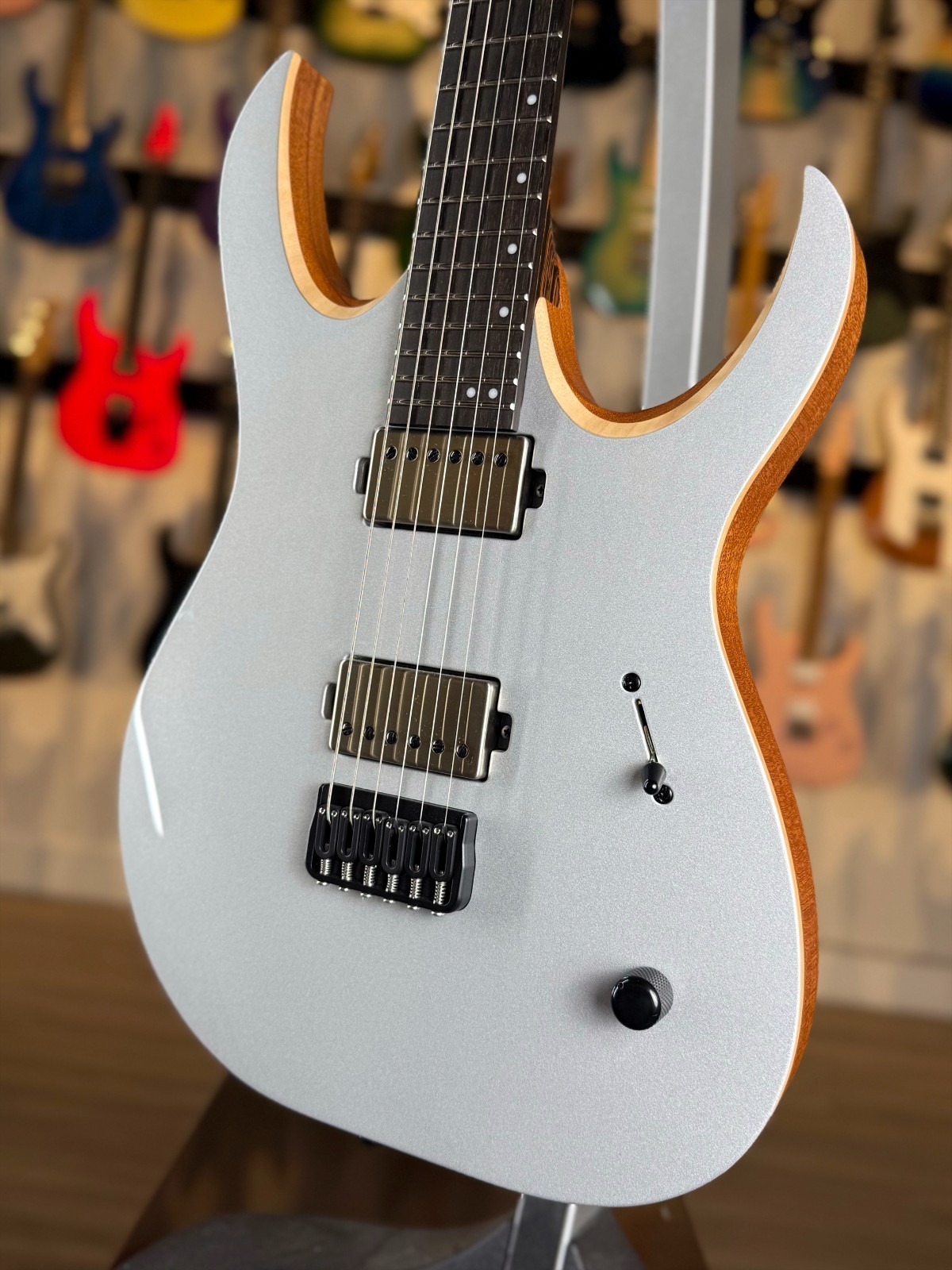 Mayones Duvell Elite 6 – Monolith Custom Silver Metallic – Custom Color