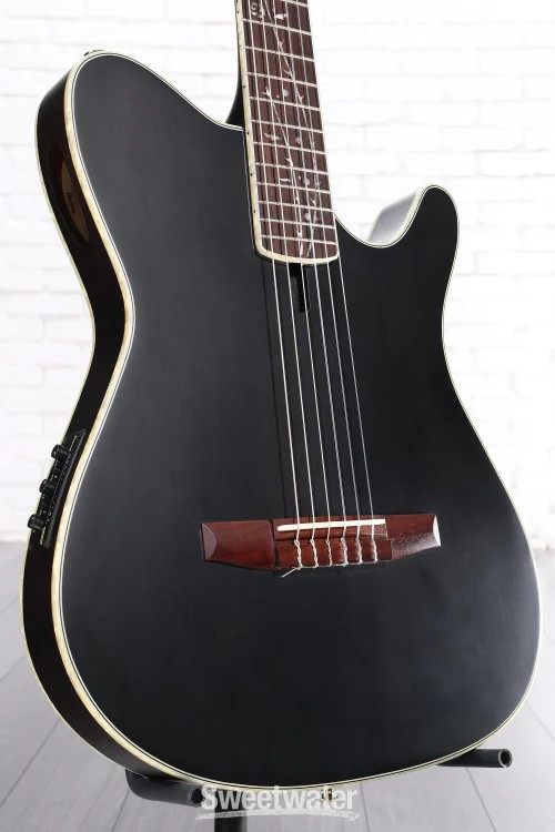 Ibanez TOD10N Tim Henson Signature Nylon-string Acoustic-electric Guitar – Black