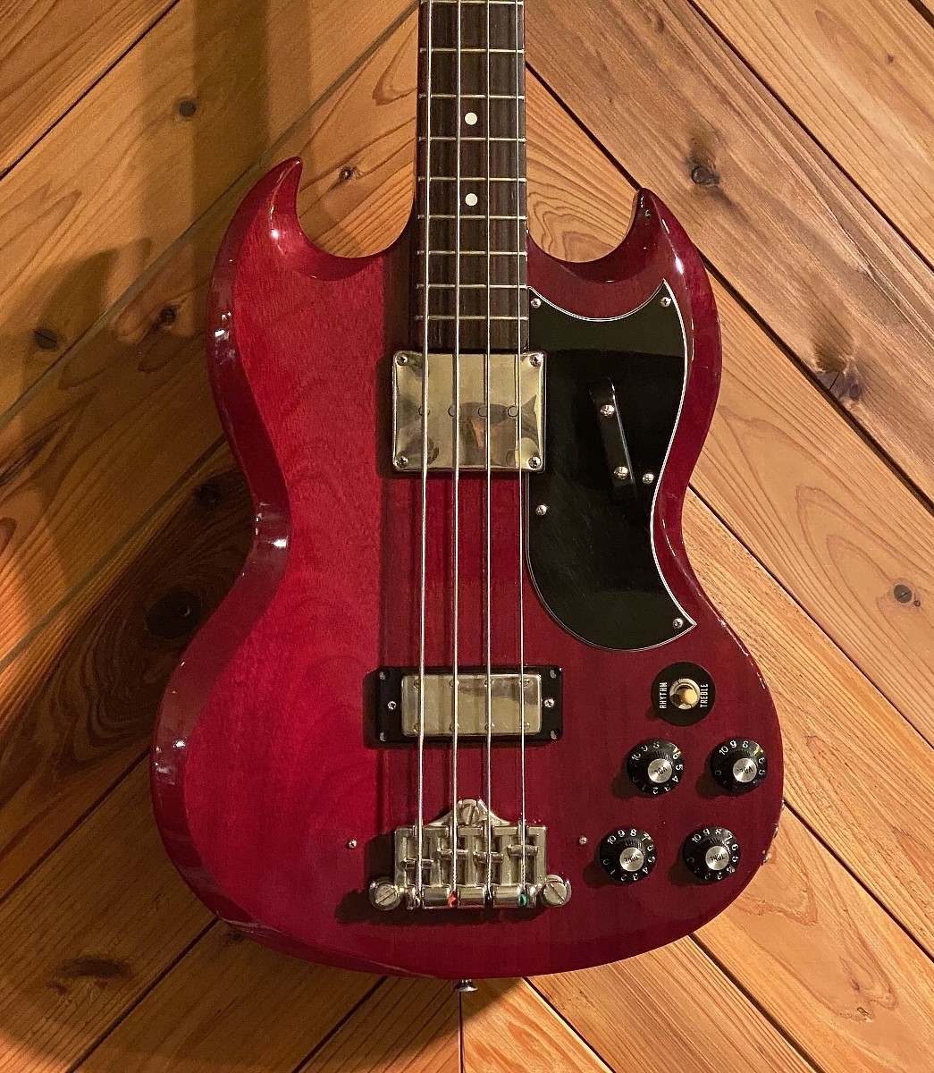 [Greco] EB-650 Cherry Red Used 1990 Mahogany Body Mahogany Neck w/Soft Case