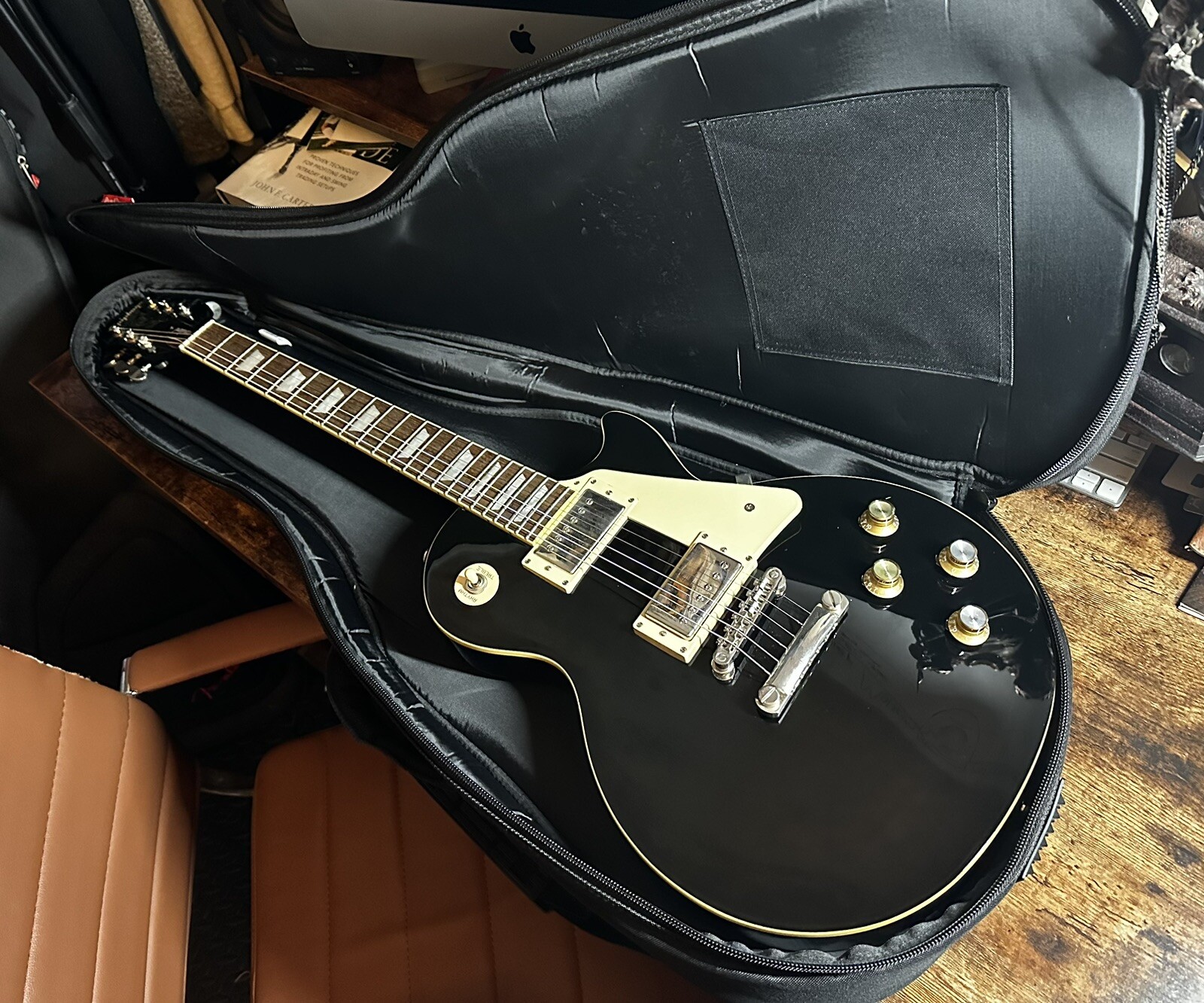 Epiphone Les Paul Standard 60’s Electric Guitar Ebony Pack