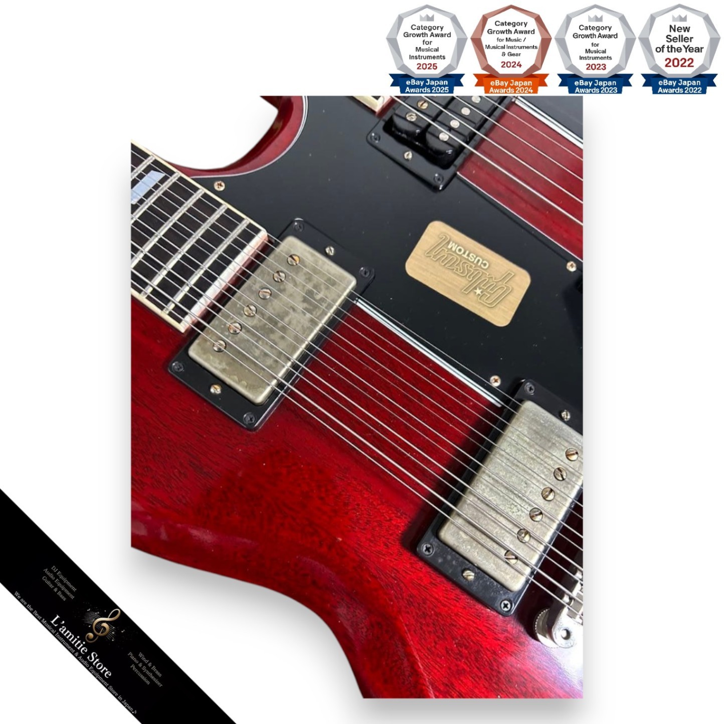 Gibson Custom Shop EDS1275 Double Neck Jimmy Page 2017 Limited Edition