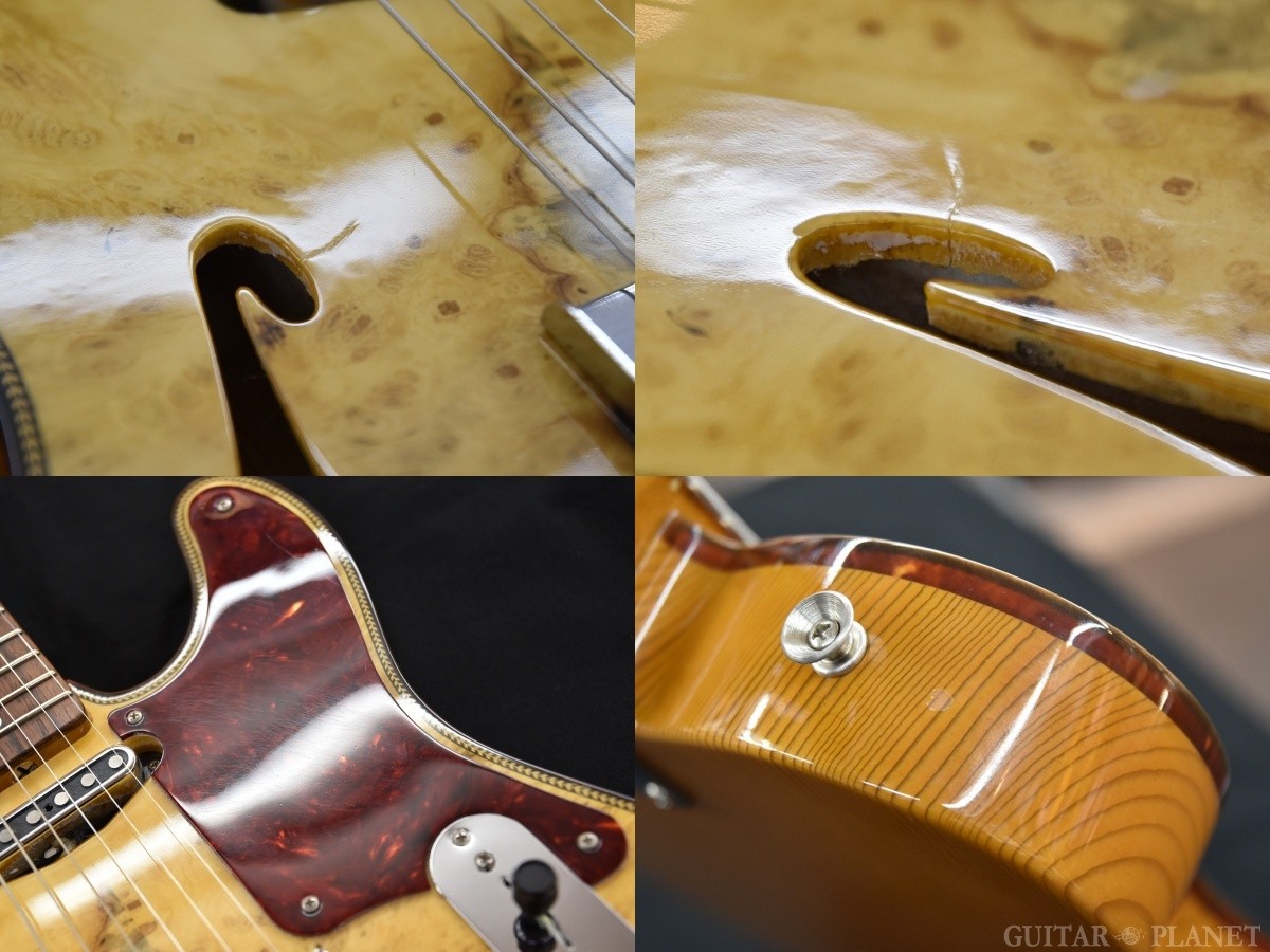 Fender Custom Shop Buckeye Burl Double Esquire Thinline 2022 Electric Guitar