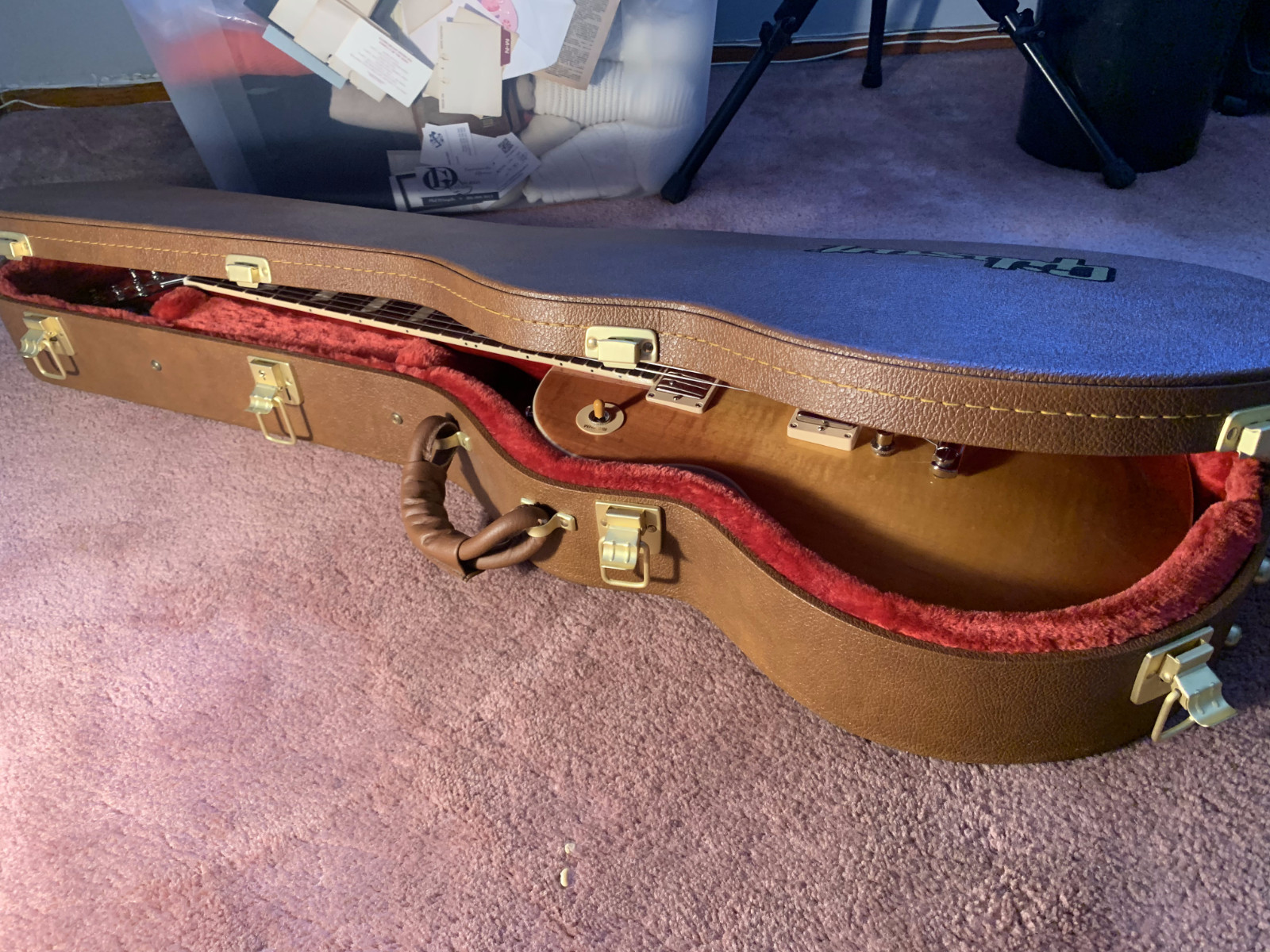 gibson les paul std ’60s, unburst Fixed Bridge Electric Rhythm Hard-shell Case