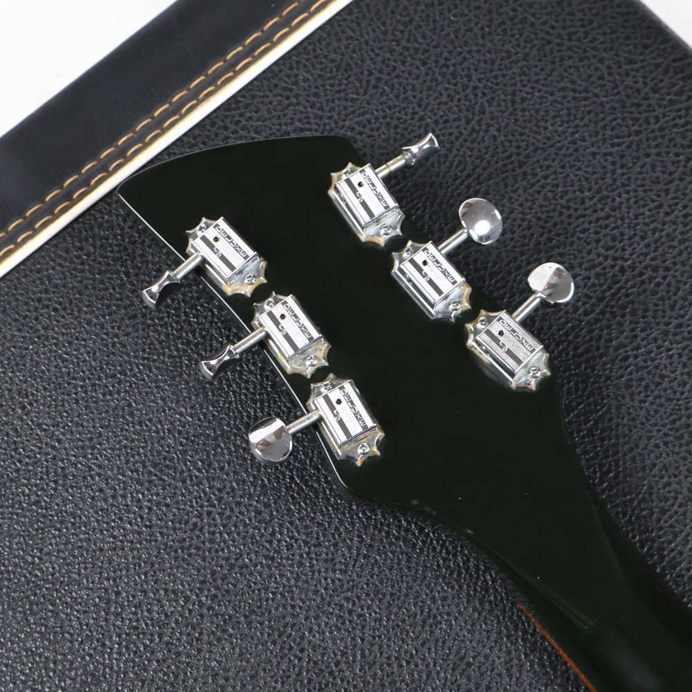 Used Rickenbacker 325V63 JG Jetglo, manufactured in 1984.