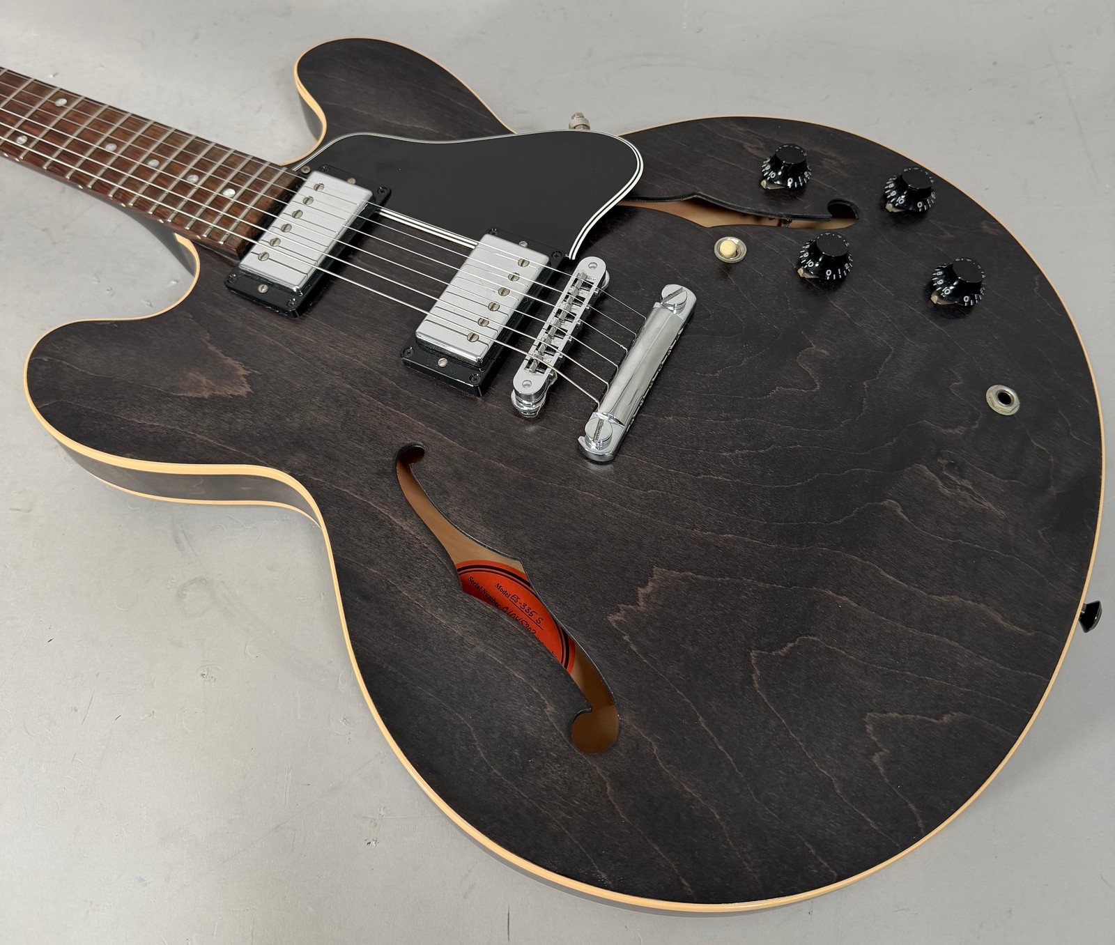 2005 Gibson ES-335 Dot Reissue Satin Transparent-Black w/OHSC