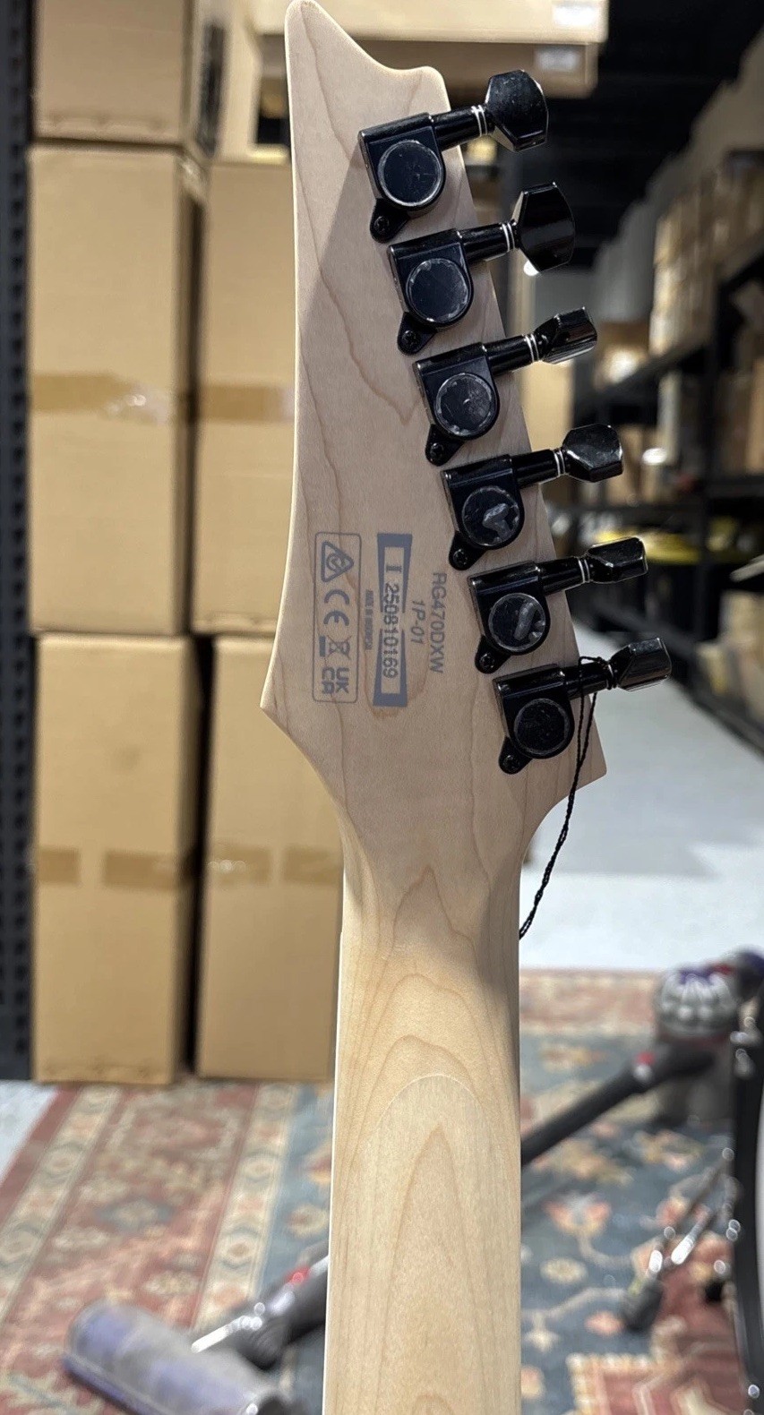 Ibanez RG470DX Electric Guitar- Wine Red Frozen Matte