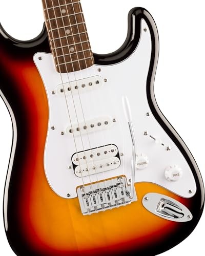 Squier by Fender Affinity Series Stratocaster Junior HSS 3-Color Sunburst From