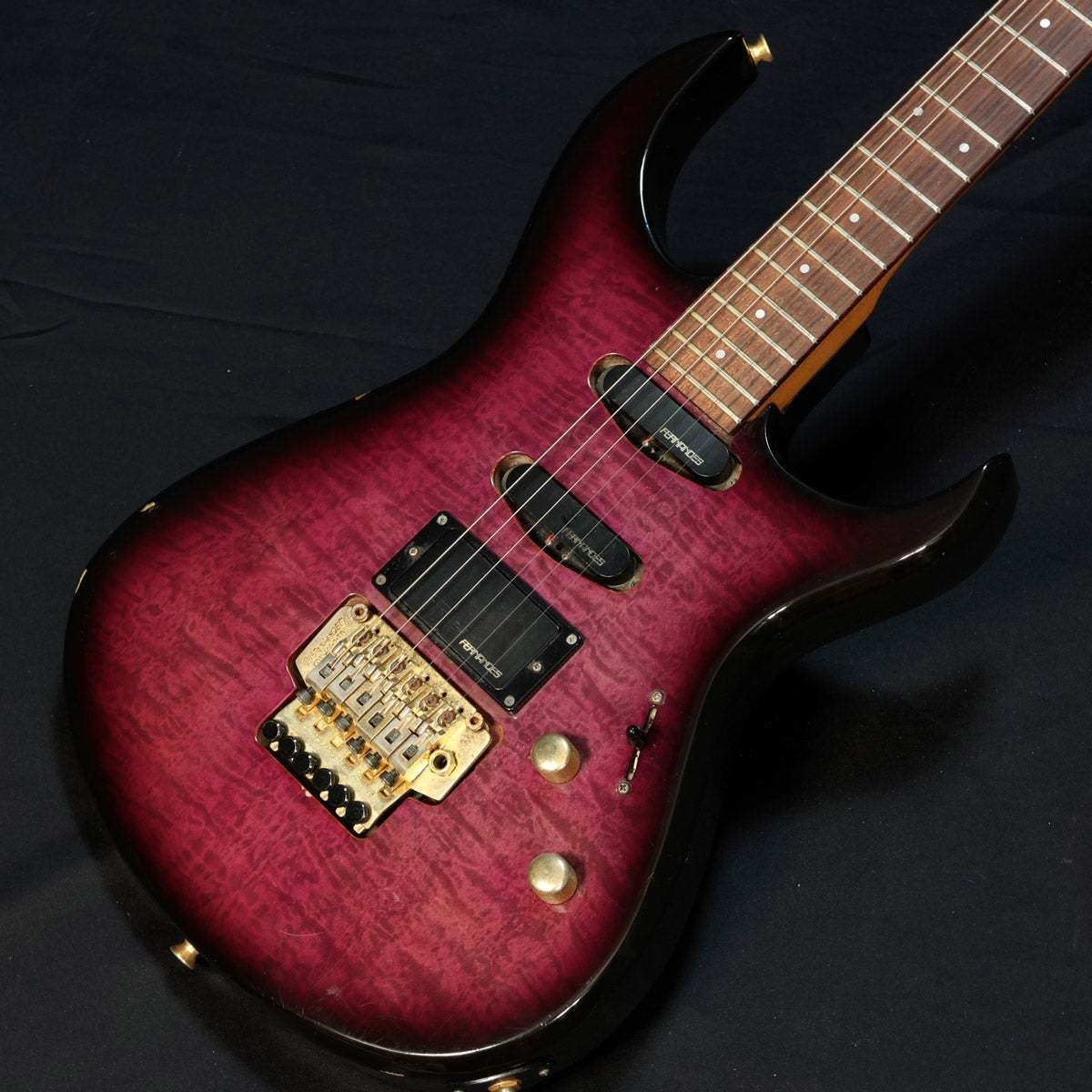 FERNANDES BURNY FGZ-550 See Thru Purple Burst (undefined) – Slightly flawed – Fu