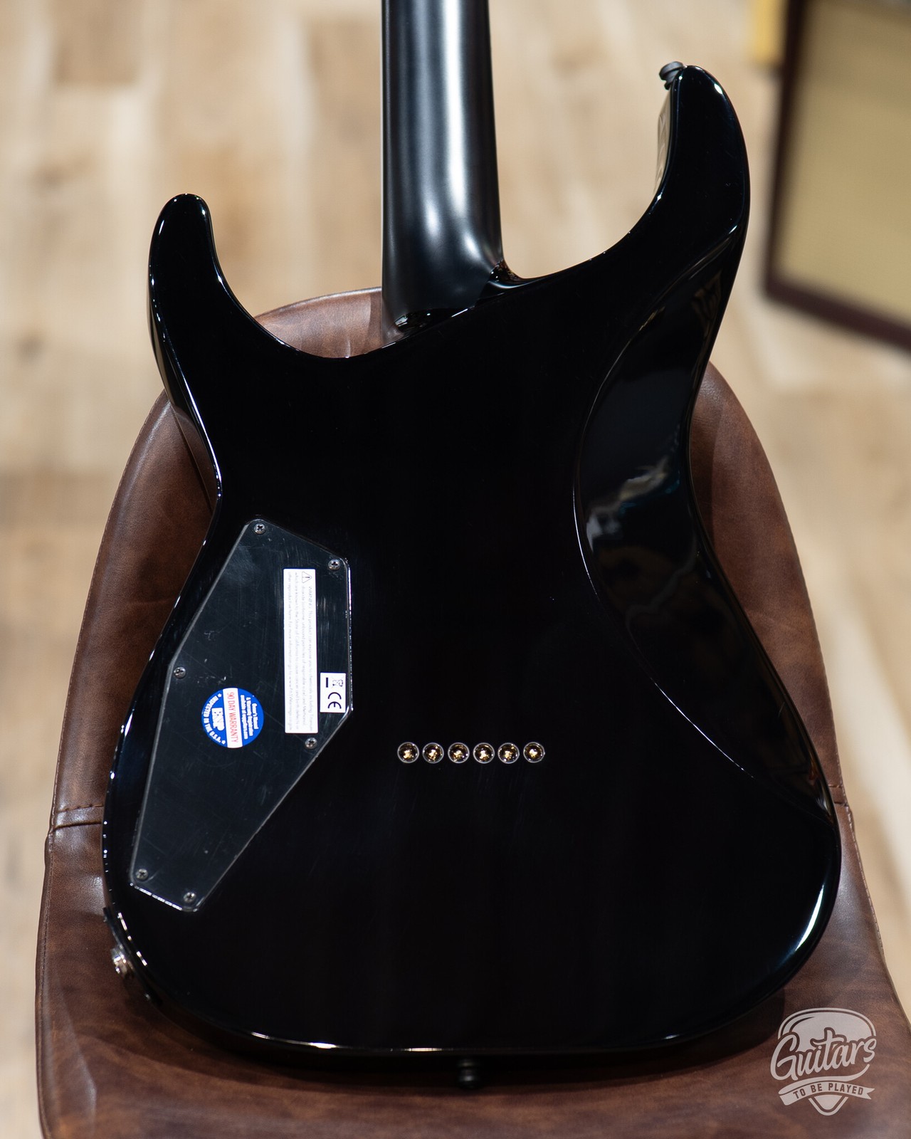 ESP E-II M-II HT Neck Thru Guitar w/ Case – Black Natural Fade (B-stock)