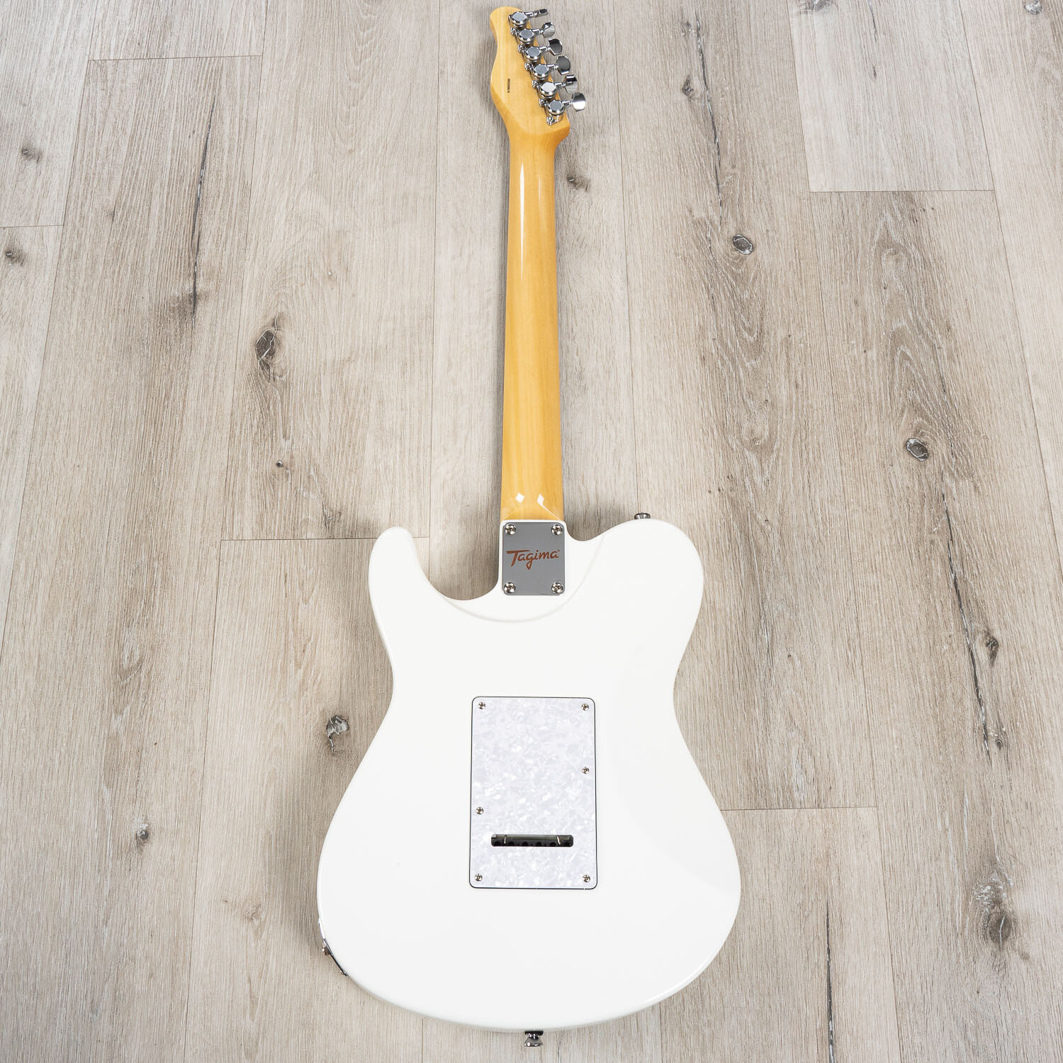 Tagima Brazil T-930 Guitar, Brazilian Pau Ferro Fretboard, White (B-STOCK)