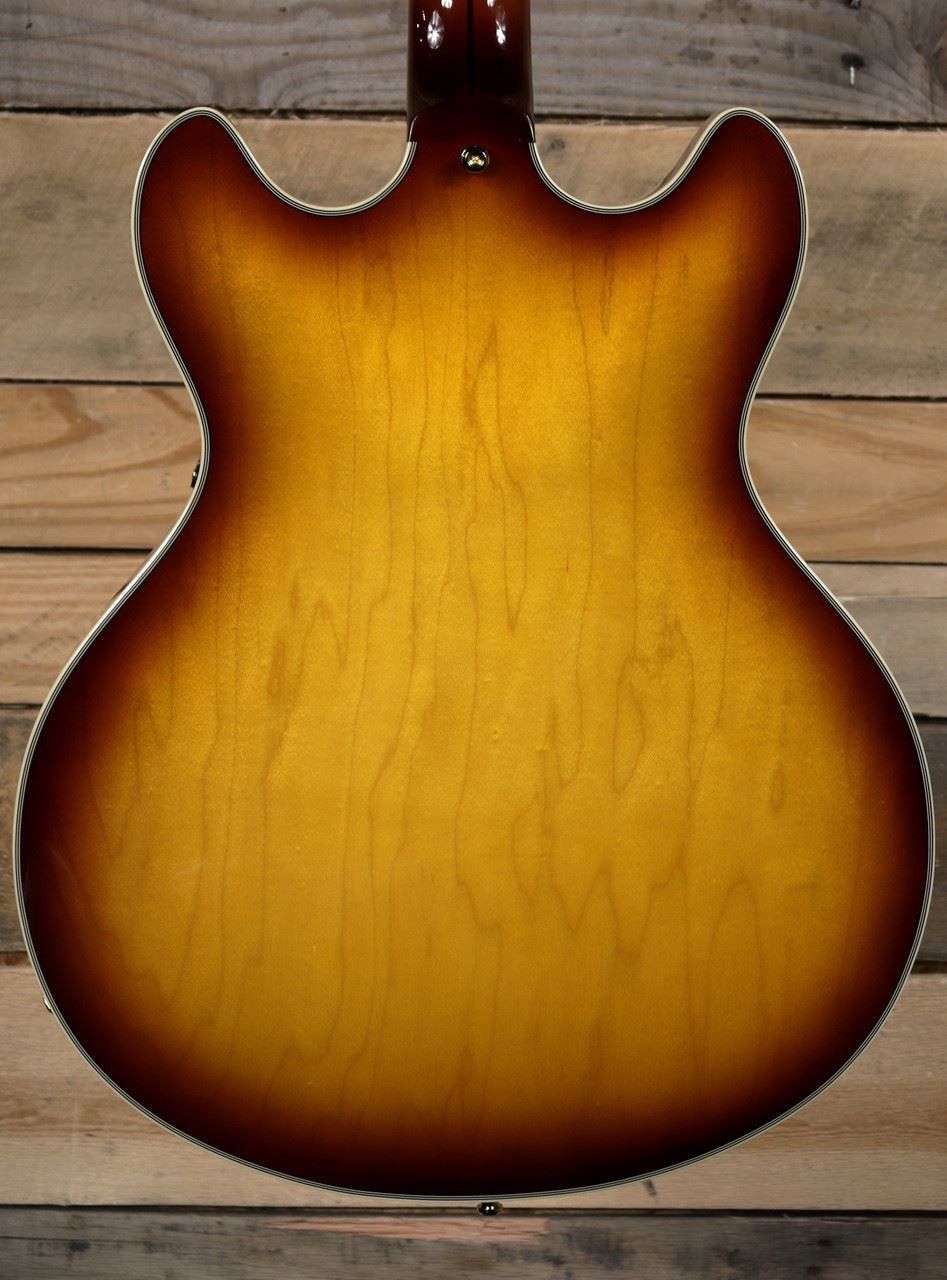 D’Angelico Excel DC XT Hollowbody Guitar Iced Tea Burst w/ Case