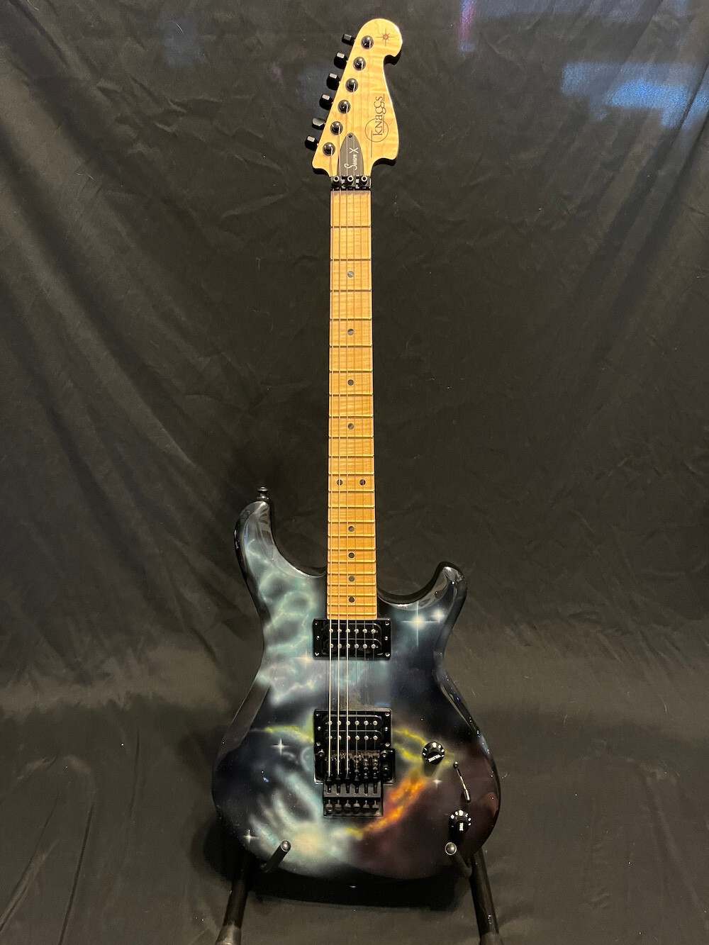 2017 Knaggs Severn XF Trembuck Galaxy Graphic by Nick Ralph Flame Maple Neck W/O