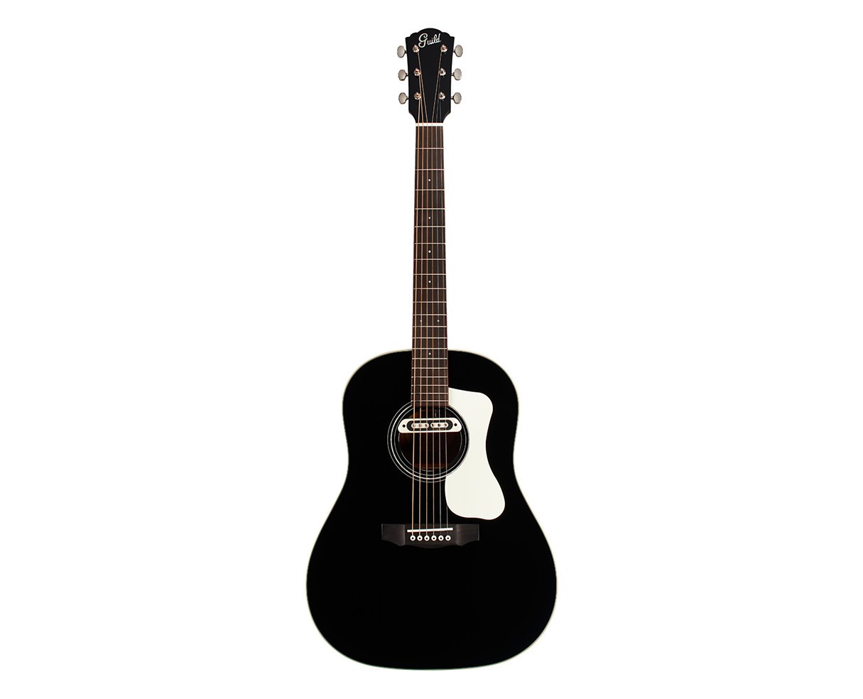 Guild DS-240E Memoir Slope Shoulder A/E Guitar – Black – Open Box