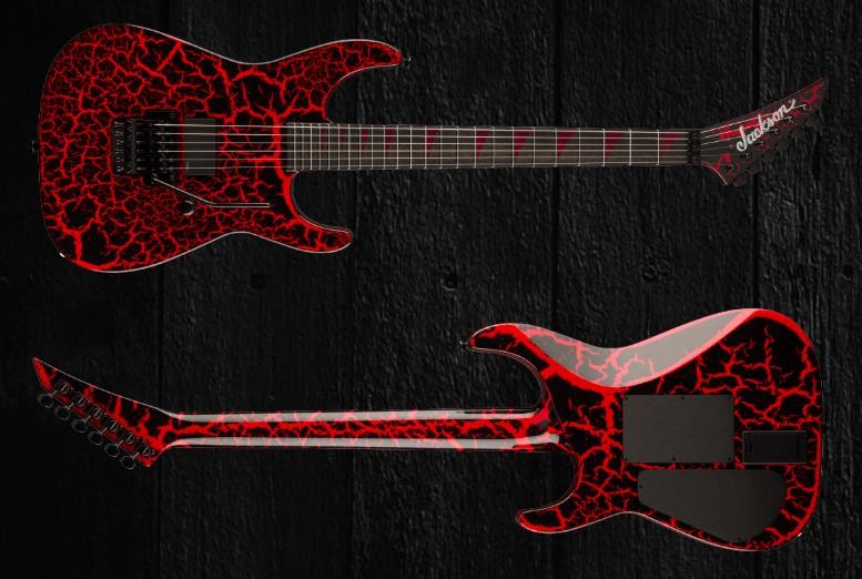 2025 USA JACKSON CUSTOM SHOP / SPECIAL EDITION SOLOIST  RED & BLACK CRACKLE