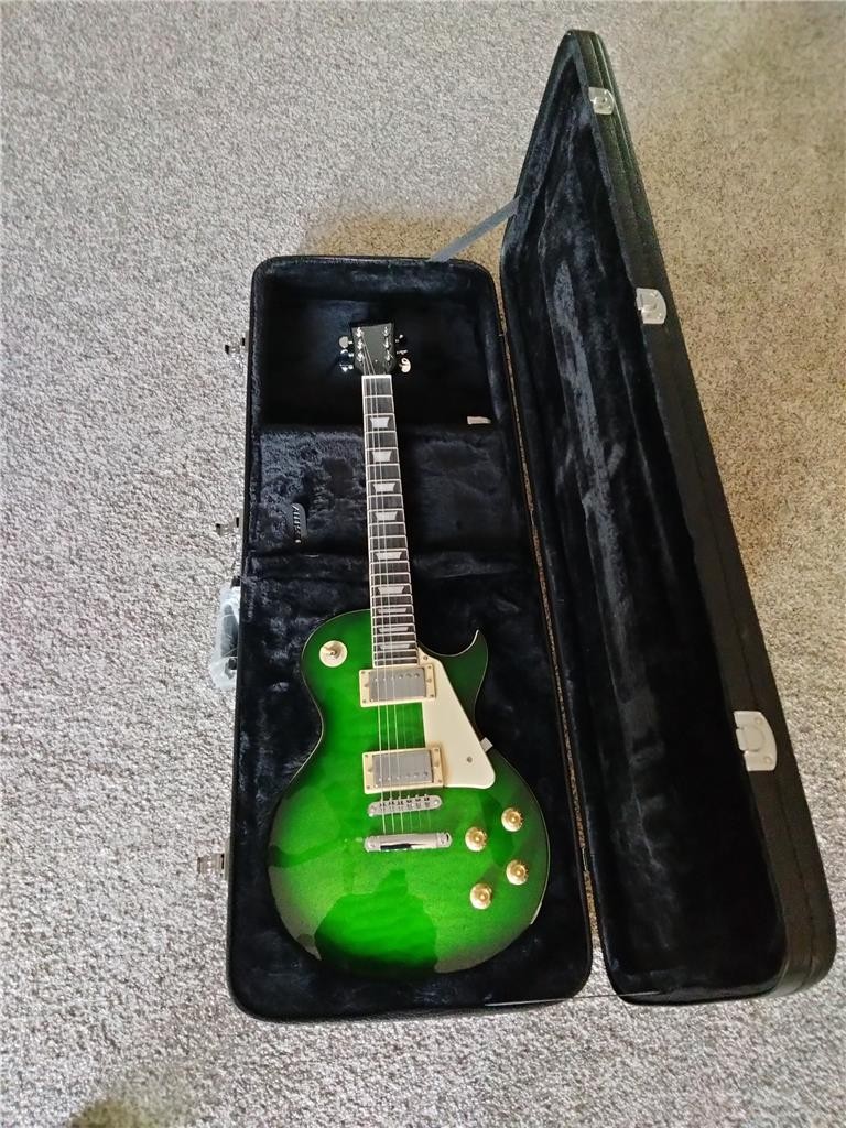 NEW GREEN AMERICAN DREAM LP STYLE ELECTRIC GUITAR