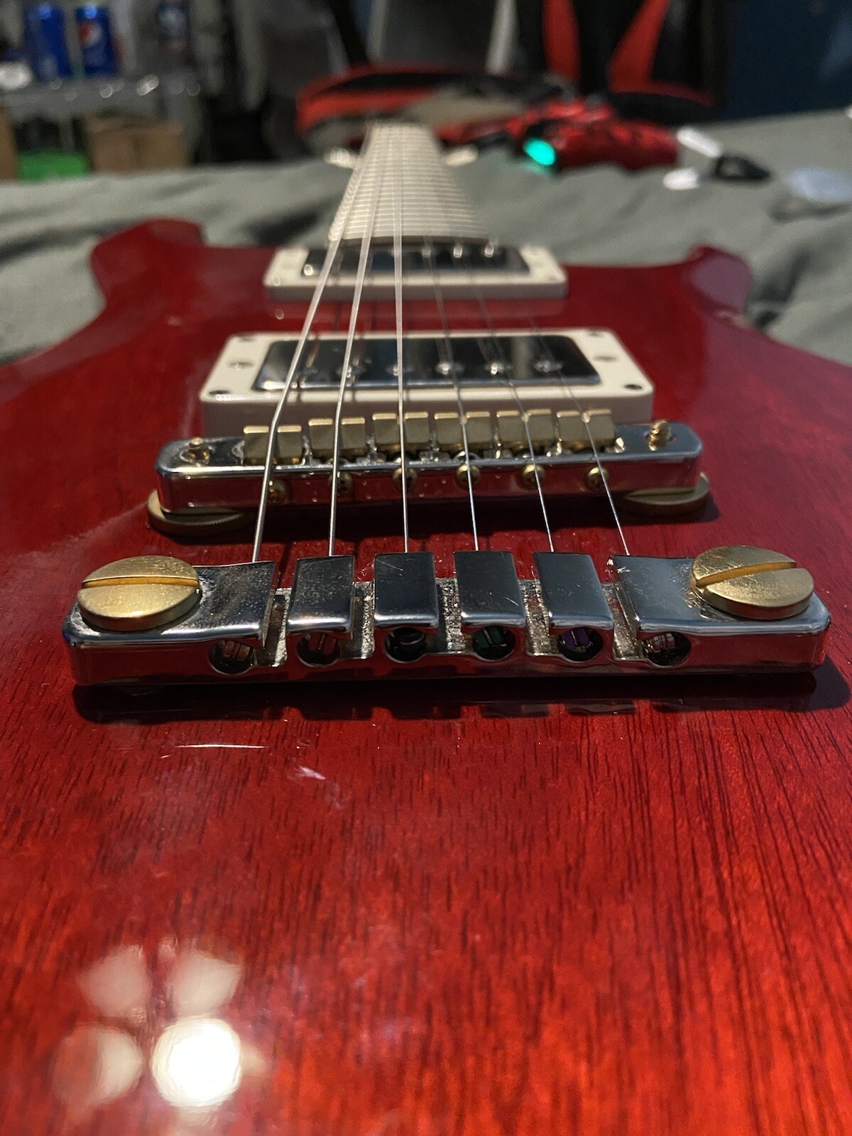 PRS Paul Reed Smith S2 McCarty 594 Thinline Guitar, Rosewood, Vintage Cherry