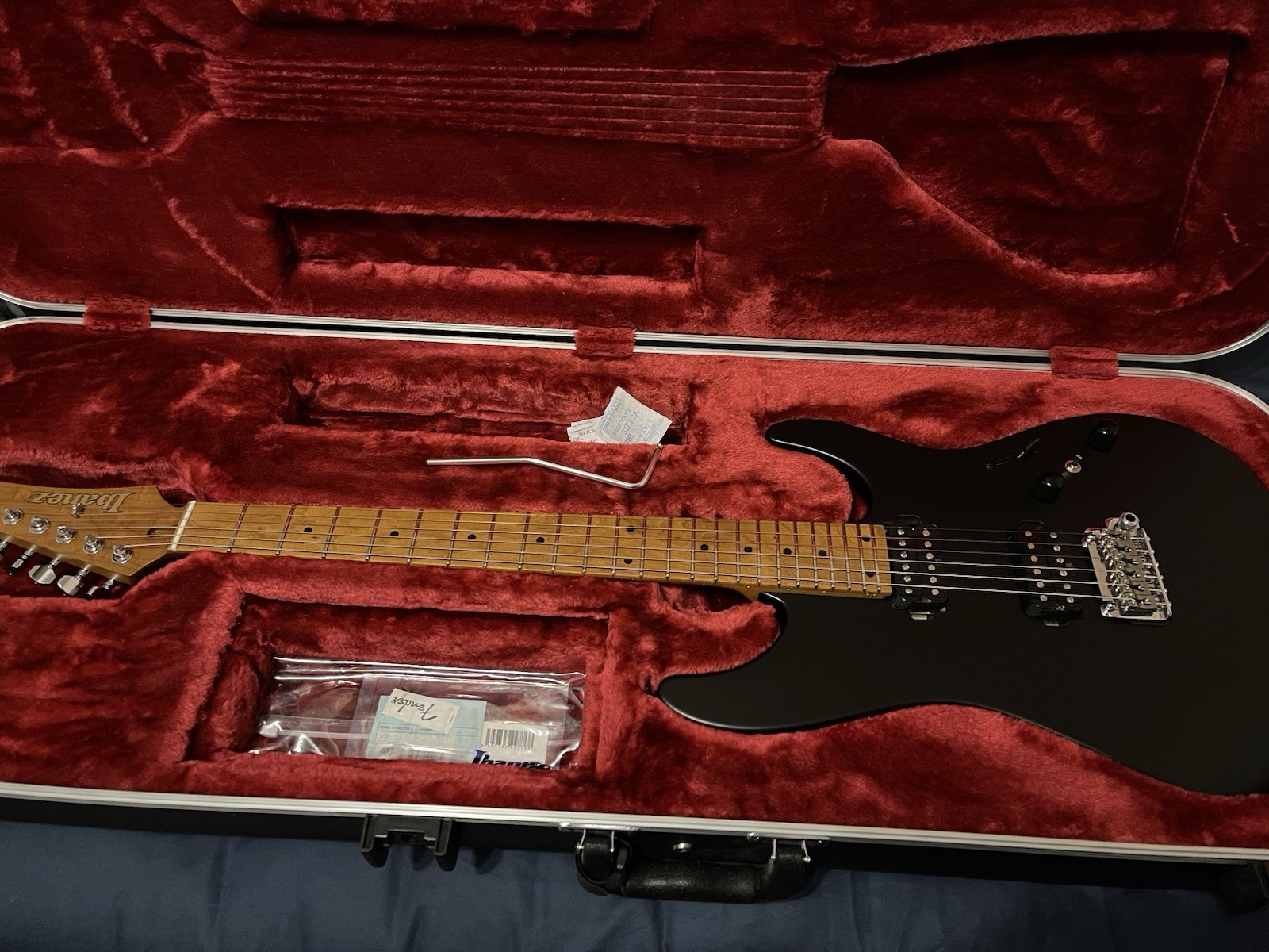 Ibanez AZ2402 Right-Handed Electric Guitar Black Flat