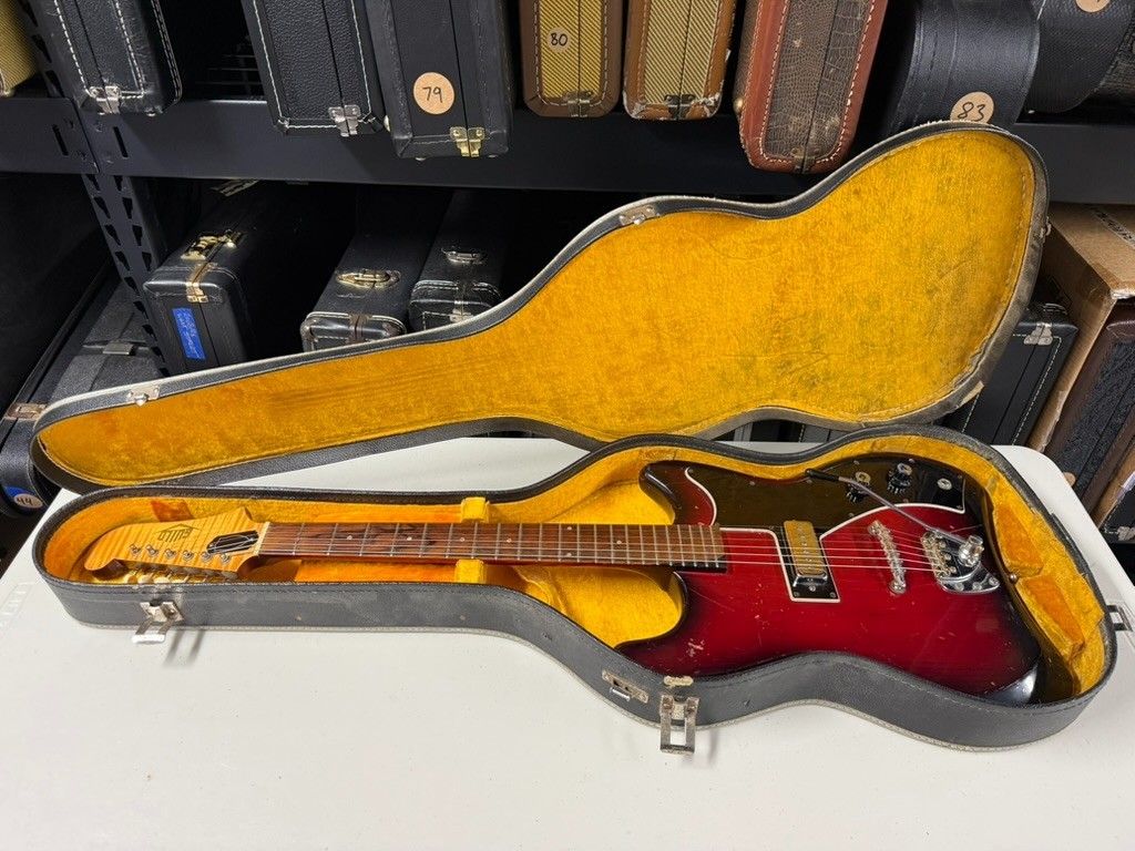 Guild S-50 Jet Star 1966 RARE Flamed Maple Headstock 100% Original (355)