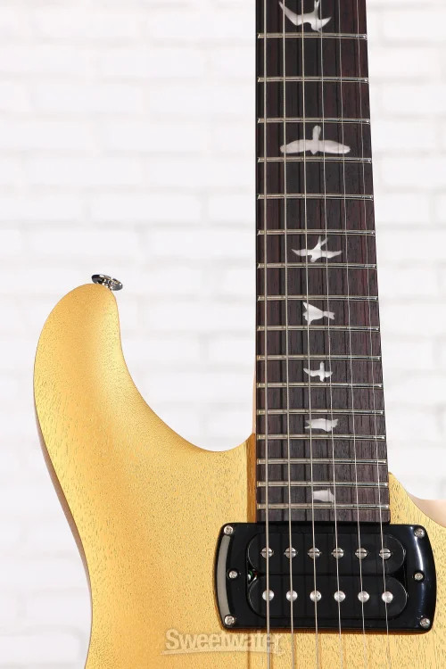PRS SE CE 24 Standard Satin Electric Guitar – Metallic Gold Satin