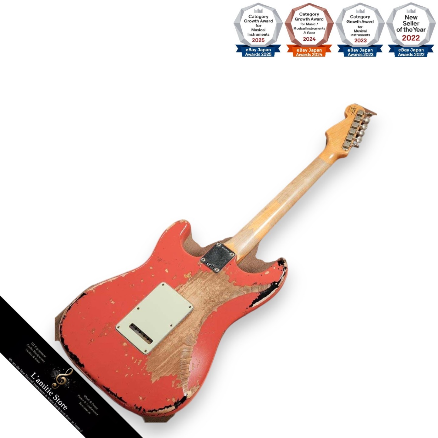 Fender Custom Shop Michael Landau 1963 Stratocaster Fiesta Red 3Color Sunburst