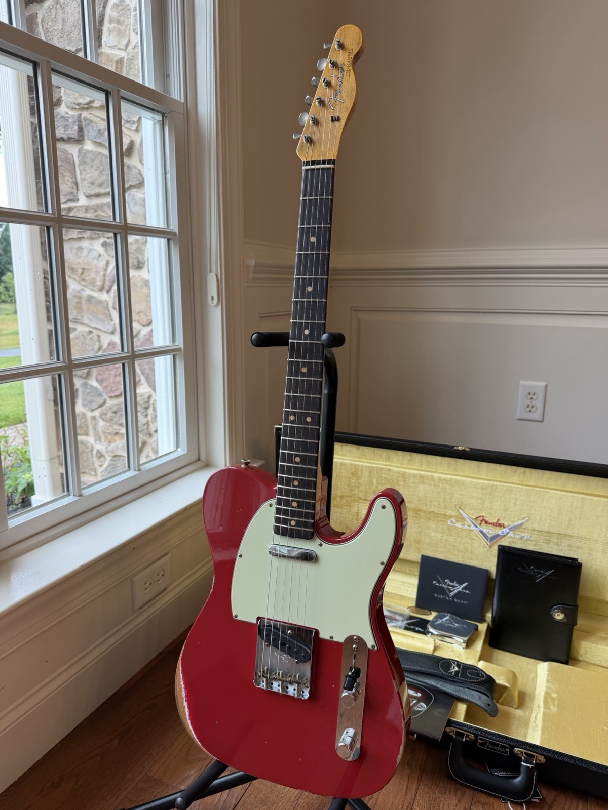 2025 Fender Custom Shop ‘63 Telecaster LR25 Relic – Dakota Red