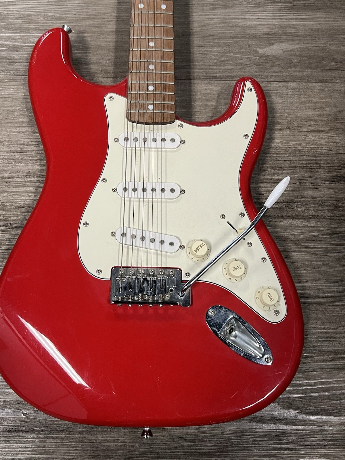 Fender Starcaster Red Electric Guitar Stratocaster Style