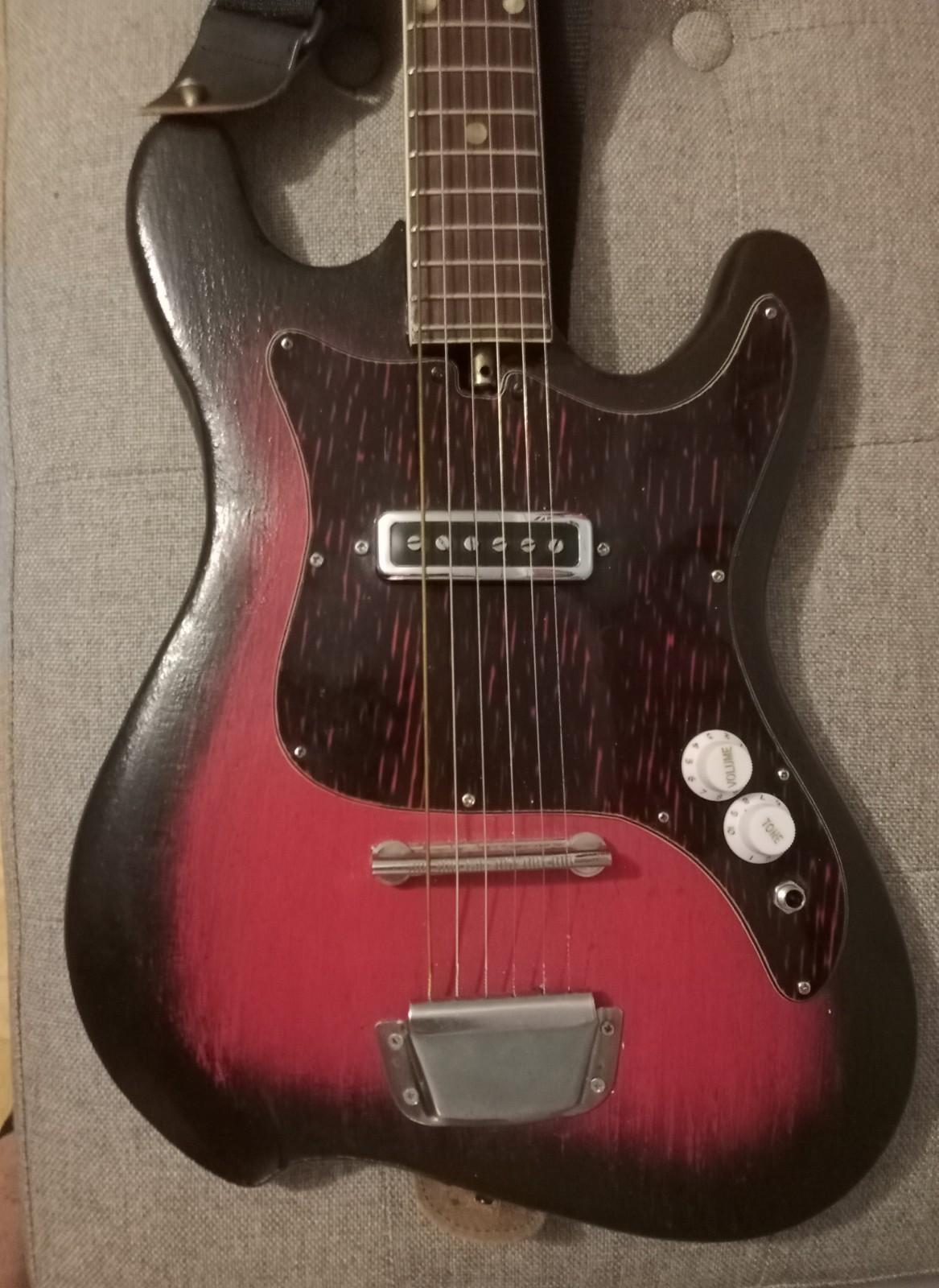 Vintage 1960s Heit Deluxe Electric Guitar MIJ Japan Single Pickup Kawai Teisco