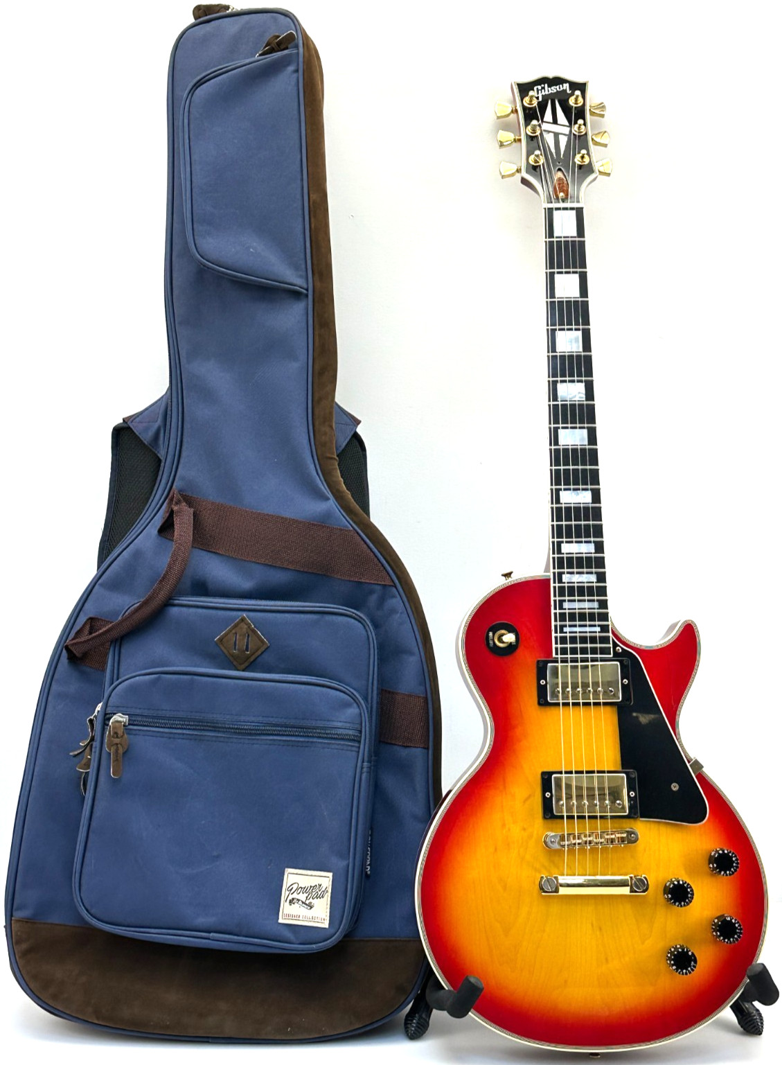 2005 Gibson Les Paul Custom Shop Electric Guitar Heritage Cherry Sunburst #37