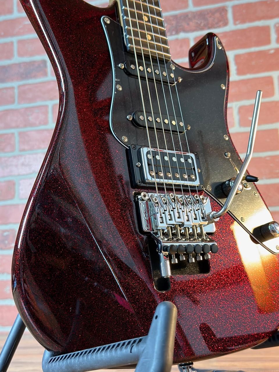 Suhr Pete Thorn Signature Custom HSS Electric Guitar – Red Sparkle