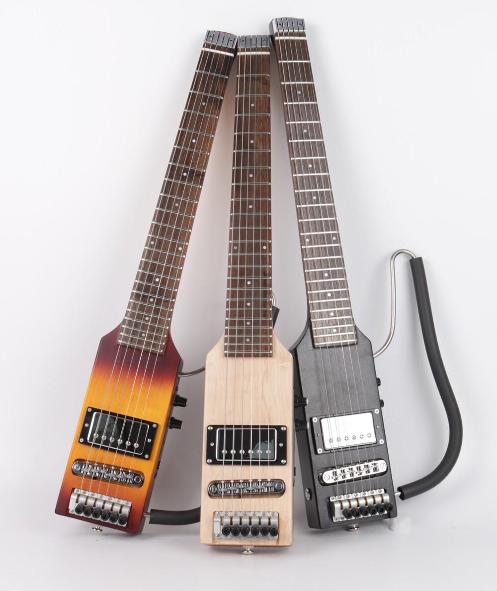 Ultra Short Scale headless portable electric silent travel guitar