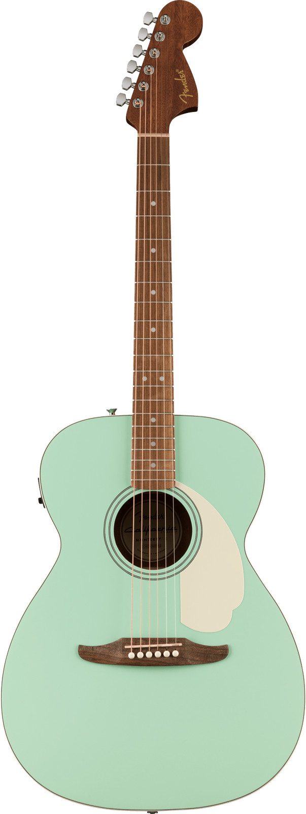 Fender California Standard Monterey E Electric-Acoustic Guitar Seafoam Green