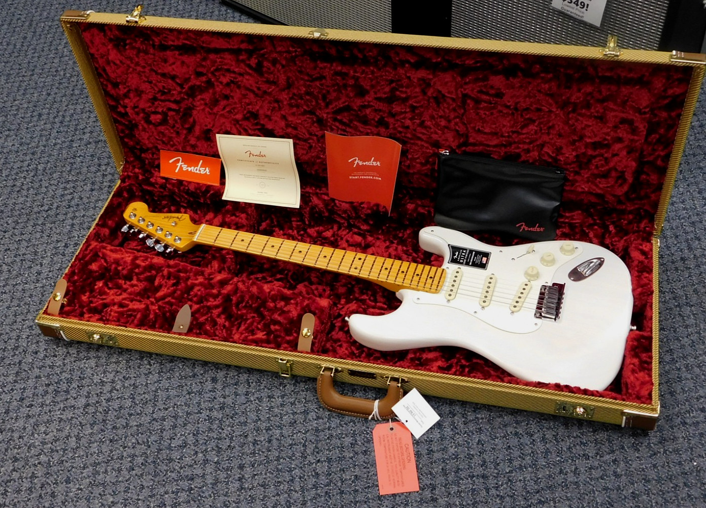 2026 Fender American Ultra Luxe Vintage ’50s Stratocaster Electric Guitar w/Case