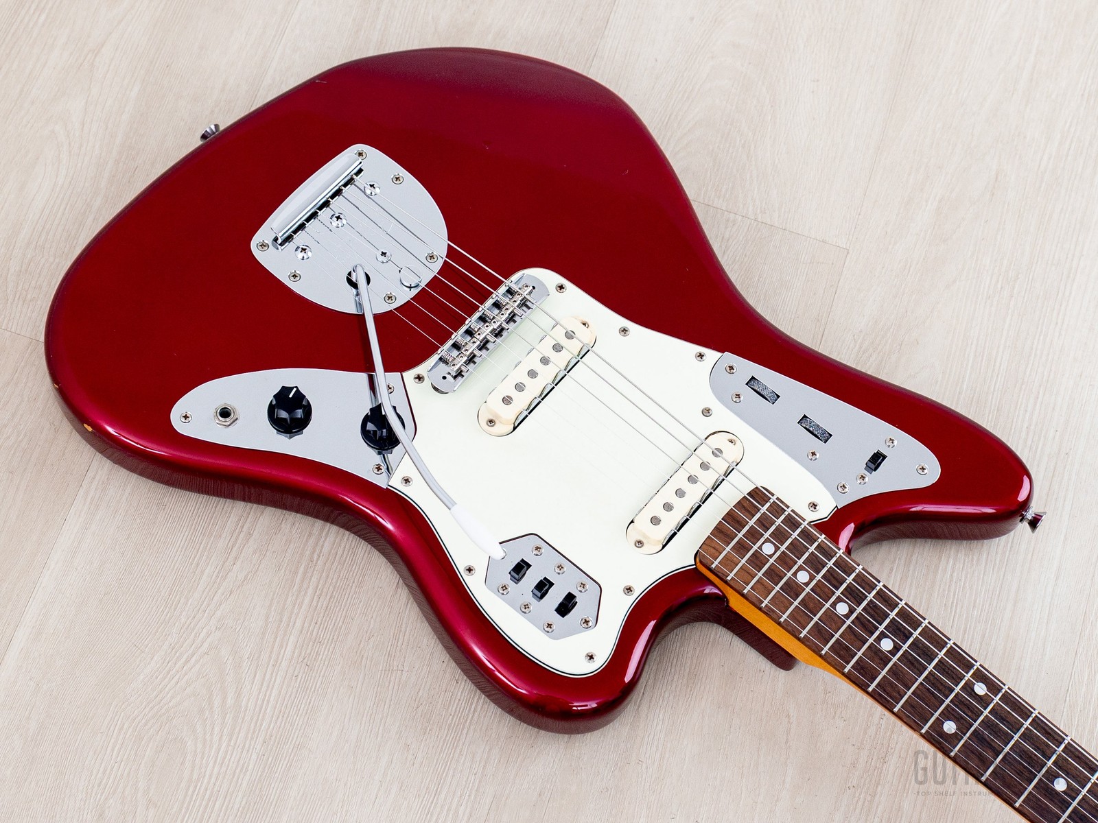 2011 Fender Jaguar ’62 Vintage Reissue JG66/MH Candy Apple Red, Japan MIJ