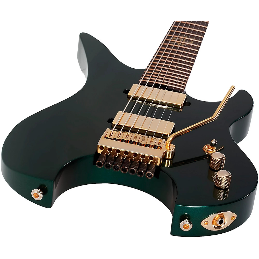 Schecter Synyster Gates Custom 7String TR Headless Guitar Oak Green Metallic